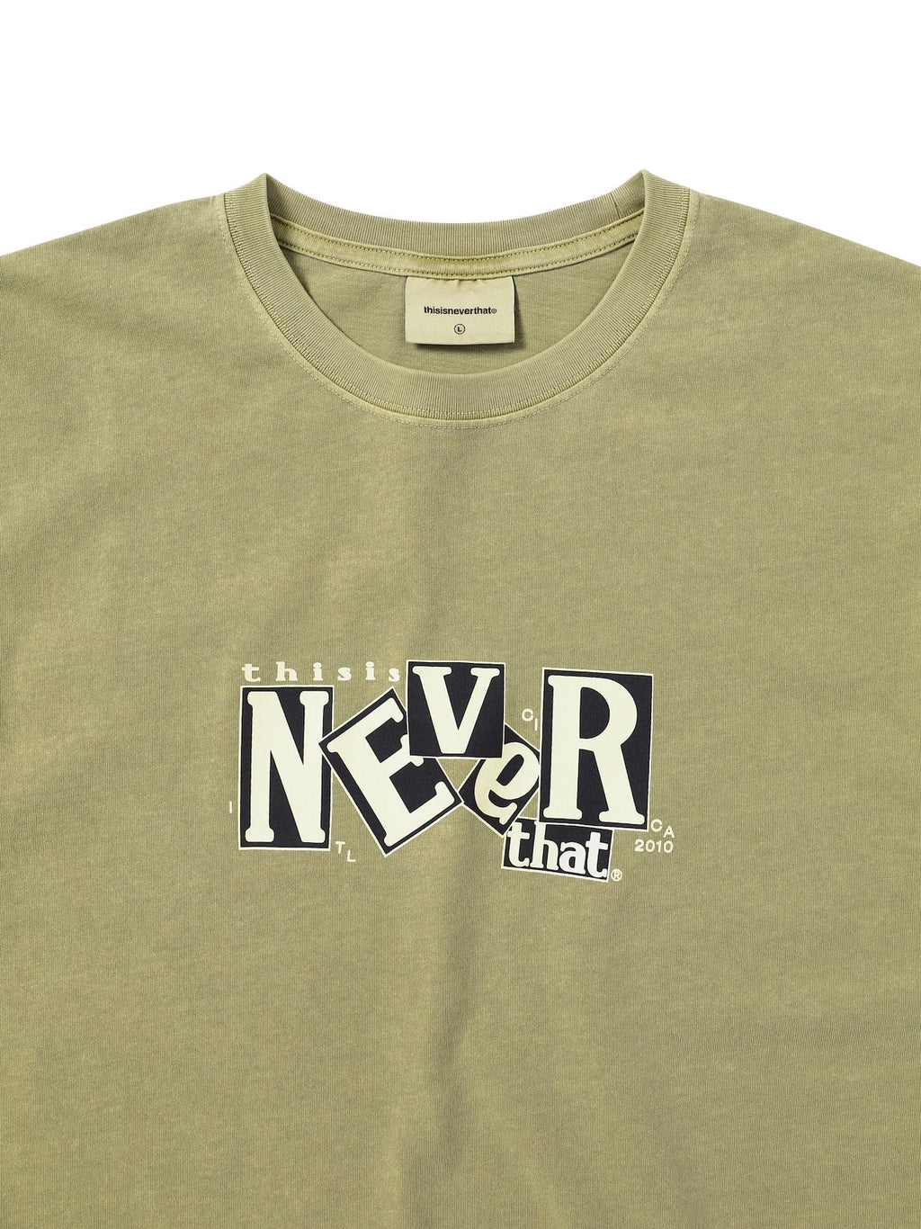 thisisneverthat - TNT Records Tee (Moss) product image 2 | TRAB K-Fashion Australia