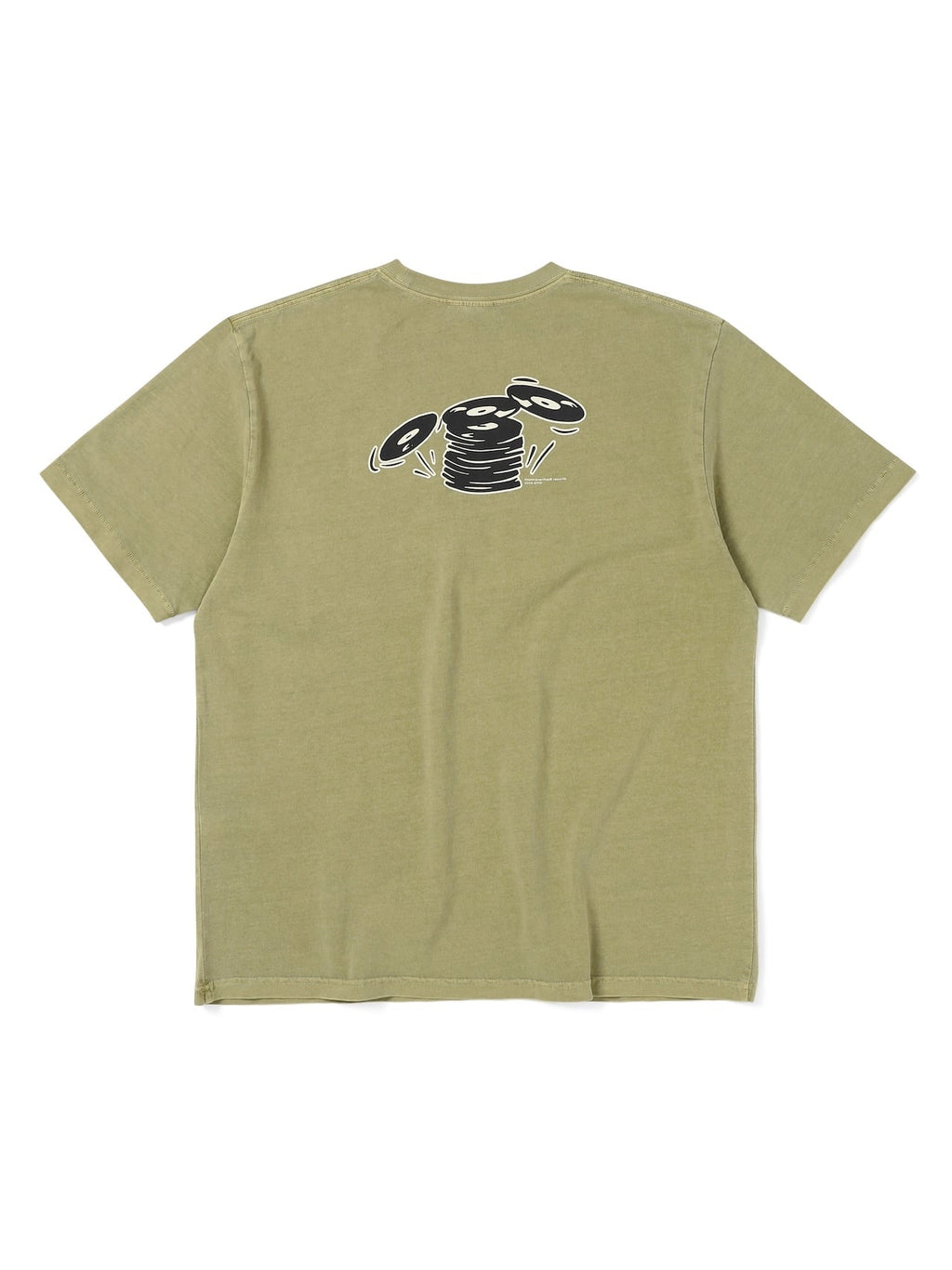 thisisneverthat - TNT Records Tee (Moss) product image 4 | TRAB K-Fashion Australia