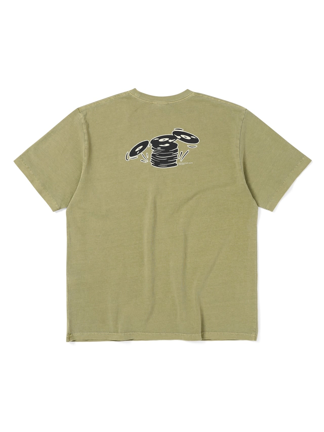 thisisneverthat - TNT Records Tee (Moss) product image 4 | TRAB K-Fashion Australia