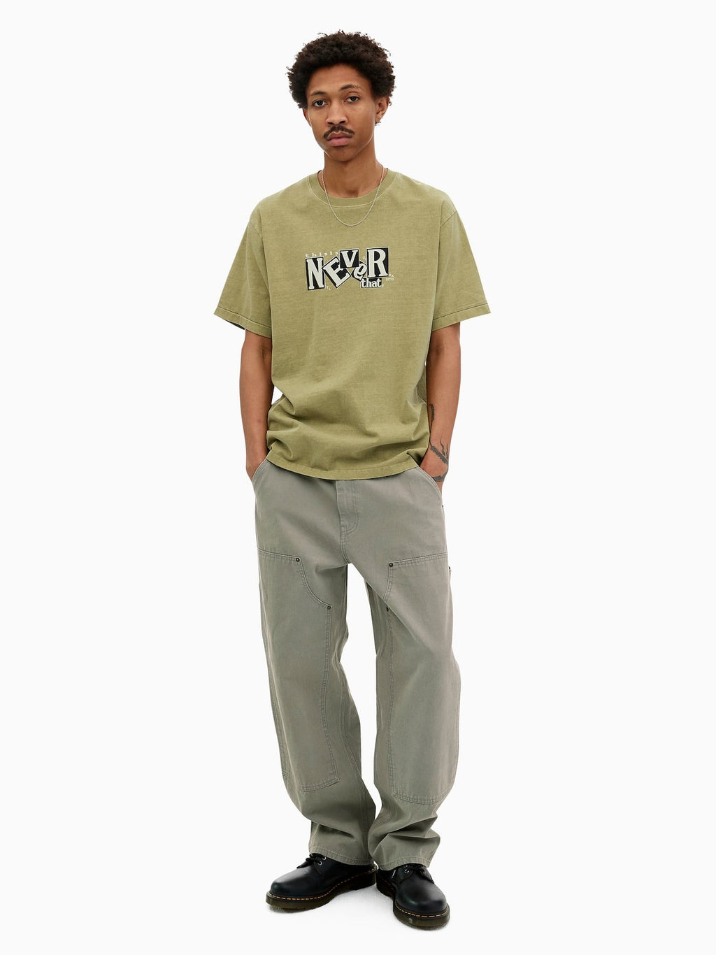 thisisneverthat - TNT Records Tee (Moss) product image 5 | TRAB K-Fashion Australia