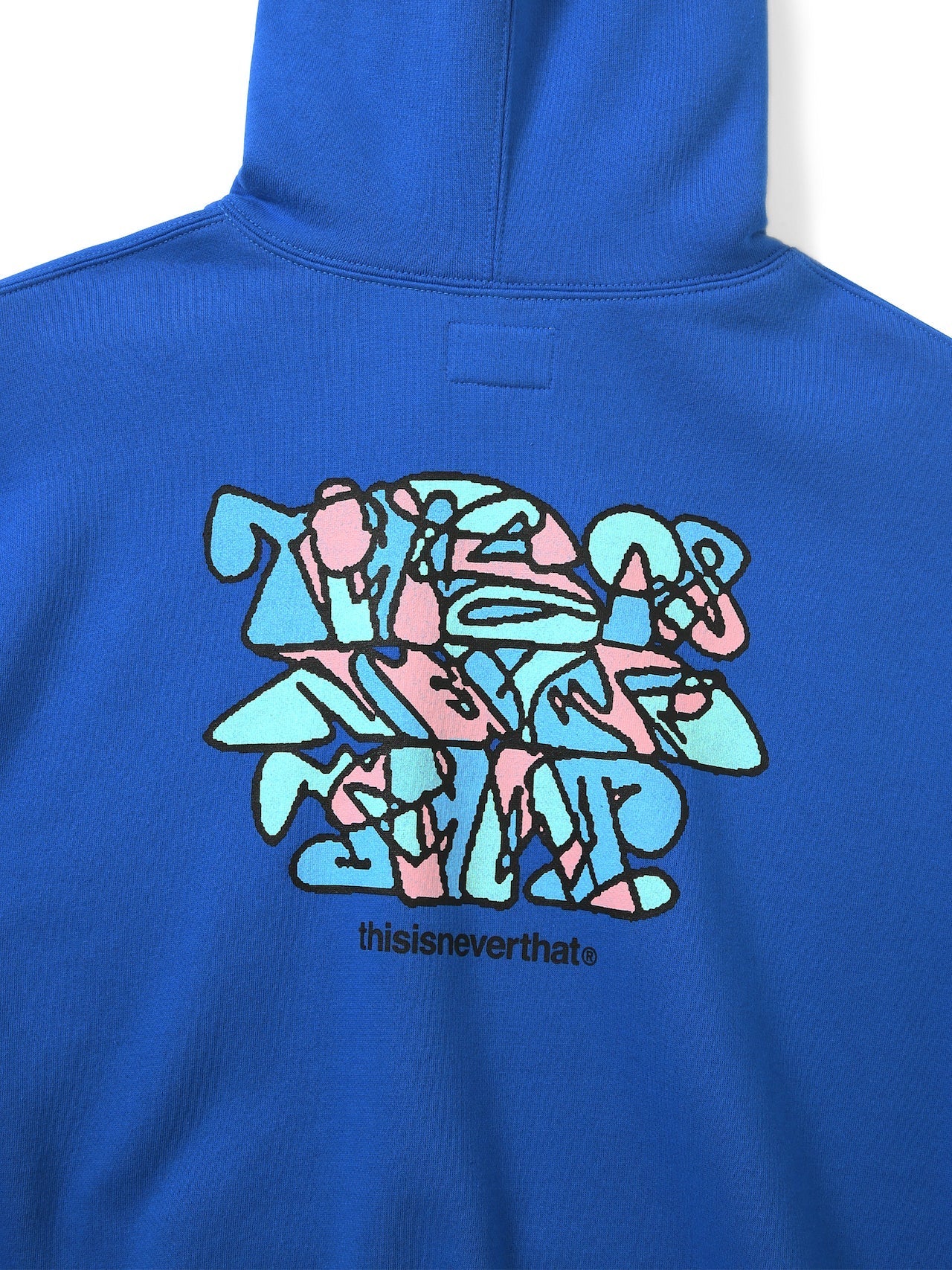thisisneverthat - TNT SN Stacked Logo Hoodie (Blue) product image 5 | TRAB K-Fashion Australia