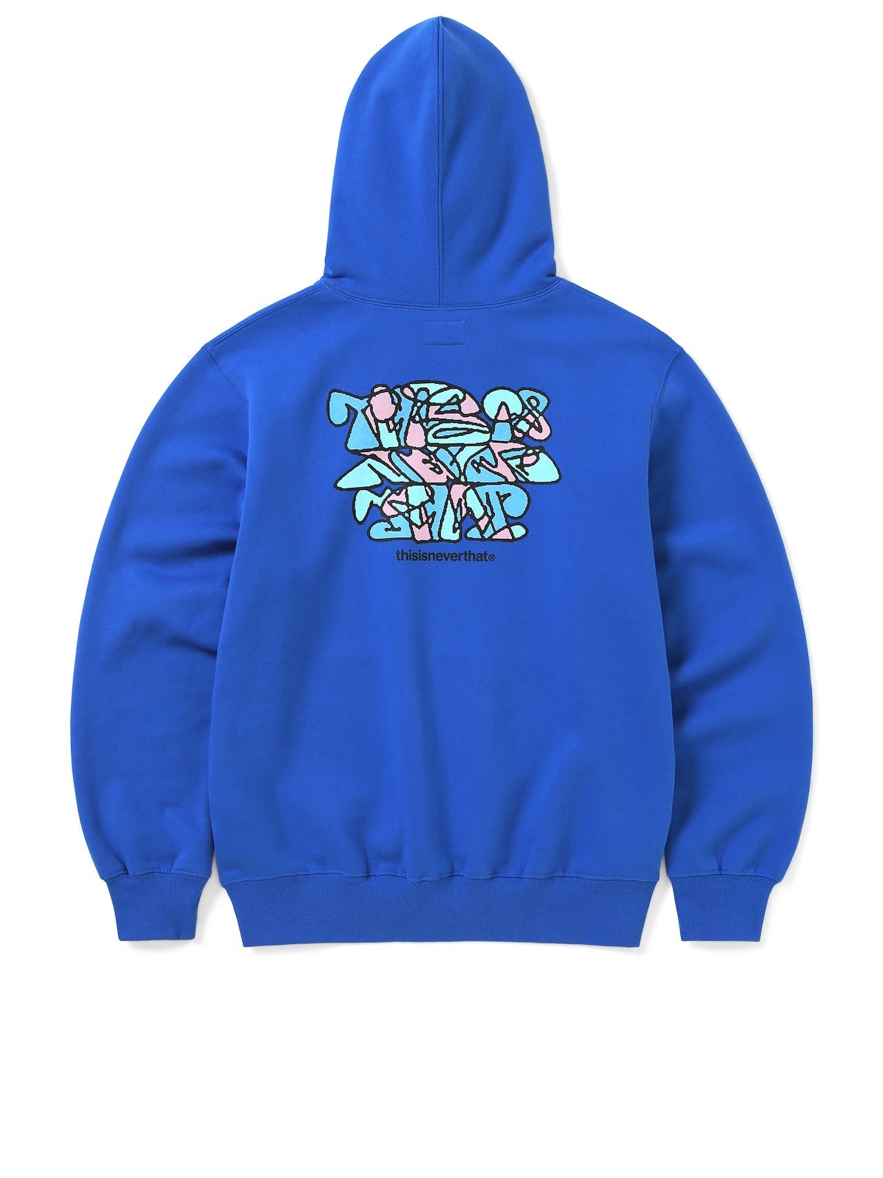 thisisneverthat - TNT SN Stacked Logo Hoodie (Blue) product image 1 | TRAB K-Fashion Australia