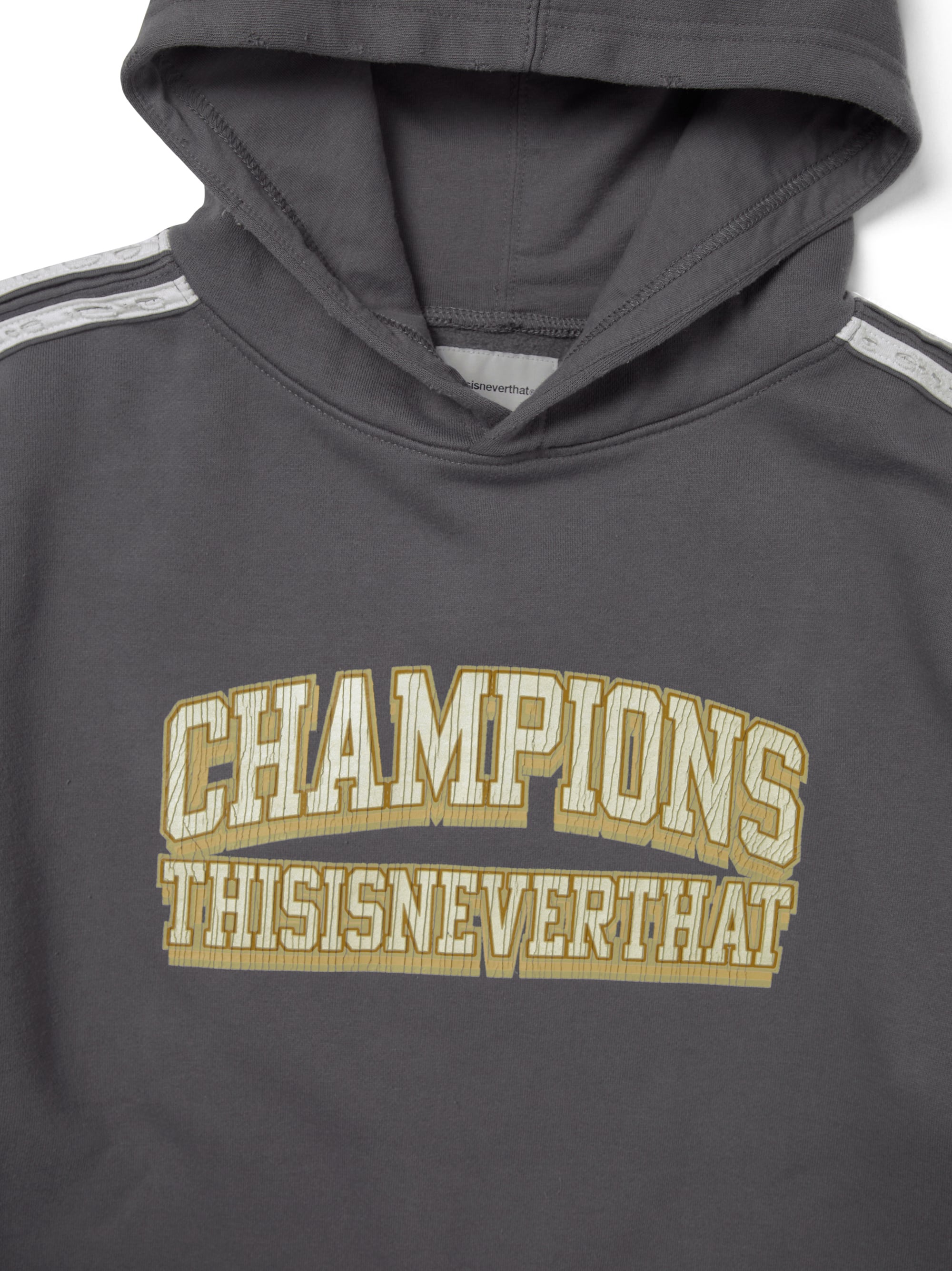 thisisneverthat - TNT Sports Hoodie Dark (Grey) product image 2 | TRAB K-Fashion Australia
