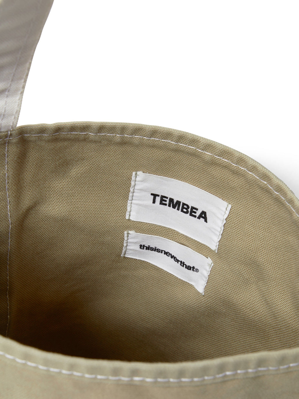 thisisneverthat - TNT TEMBEA Baguette Tote (Khaki) product image 4 | TRAB K-Fashion Australia