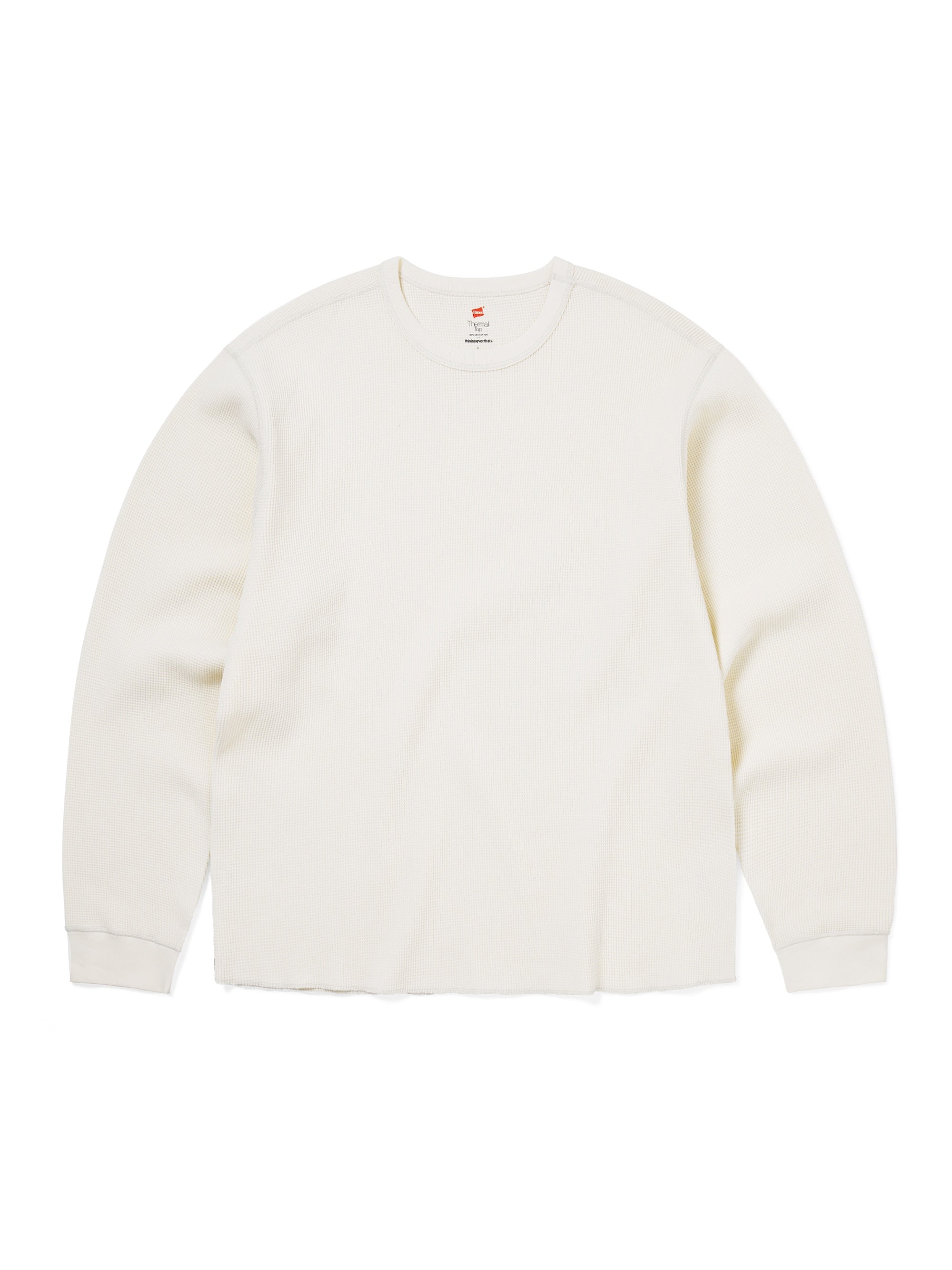 thisisneverthat - TNT Hanes Thermal Top (Natural) product image 1 | TRAB K-Fashion Australia