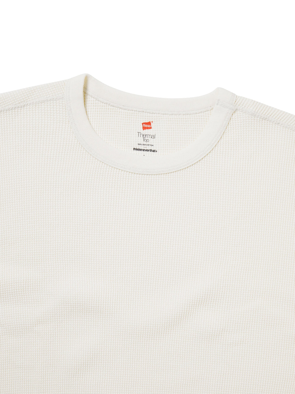 thisisneverthat - TNT Hanes Thermal Top (Natural) product image 2 | TRAB K-Fashion Australia