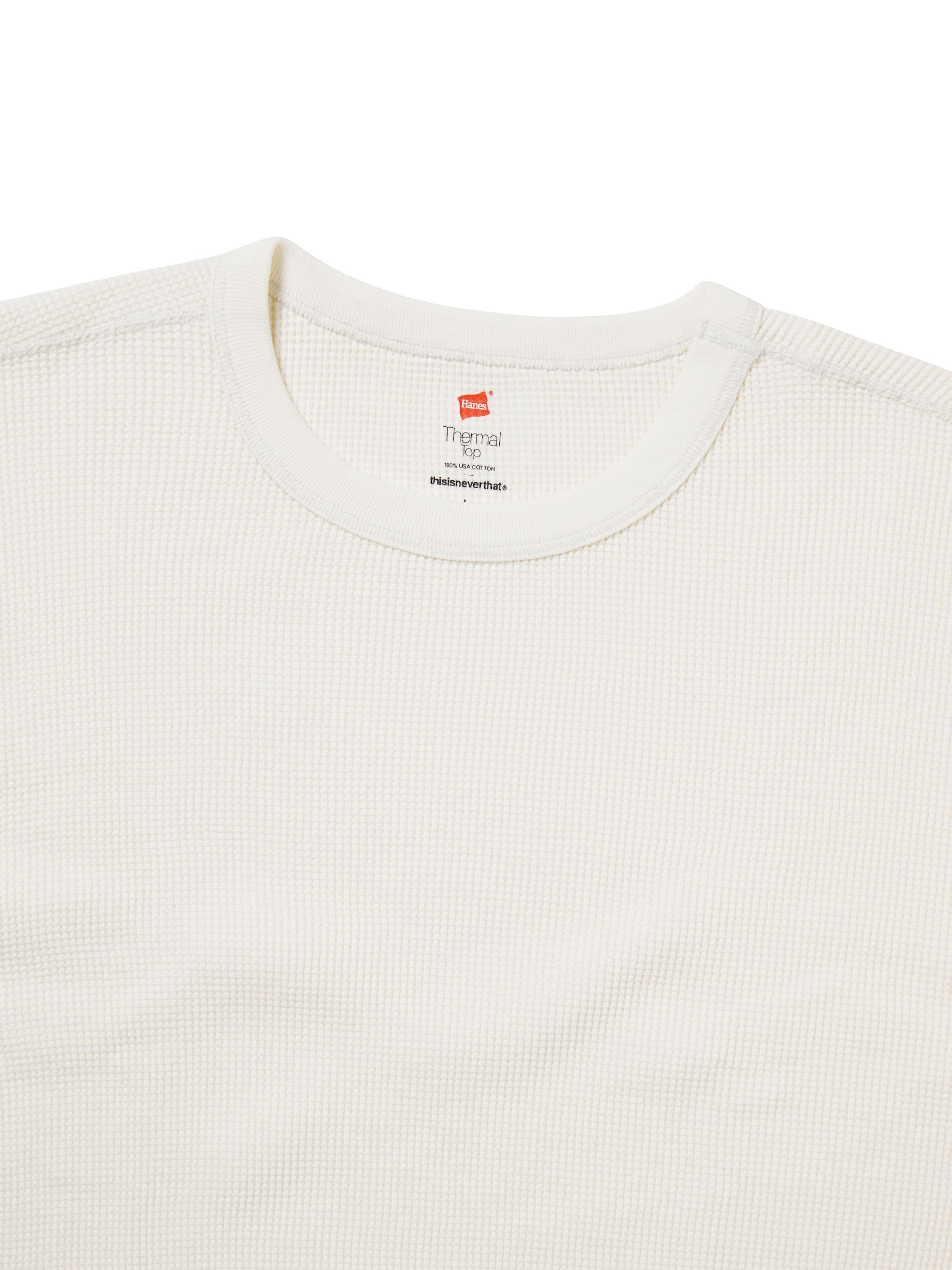 thisisneverthat - TNT Hanes Thermal Top (Natural) product image 2 | TRAB K-Fashion Australia