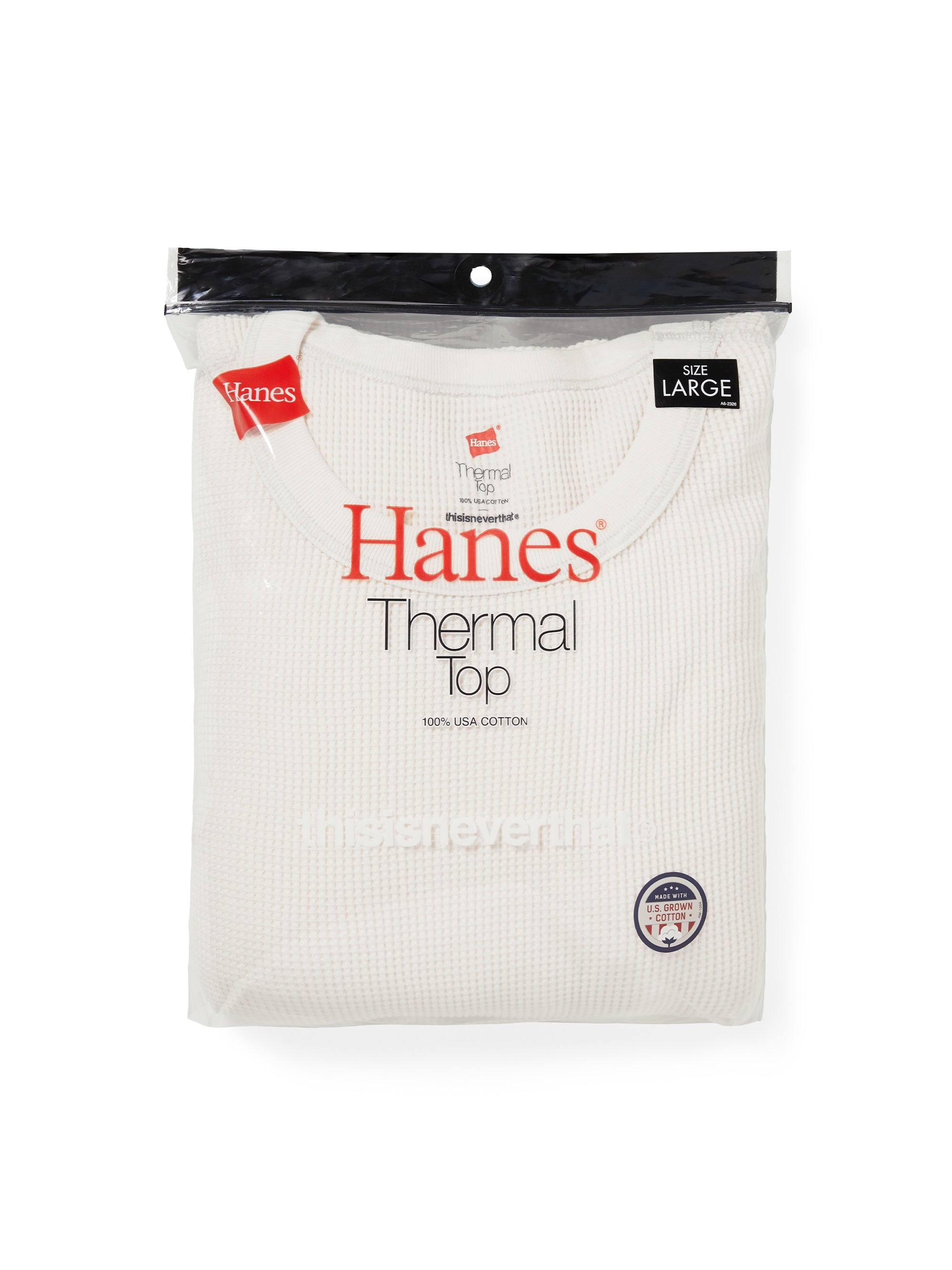 thisisneverthat - TNT Hanes Thermal Top (Natural) product image 4 | TRAB K-Fashion Australia