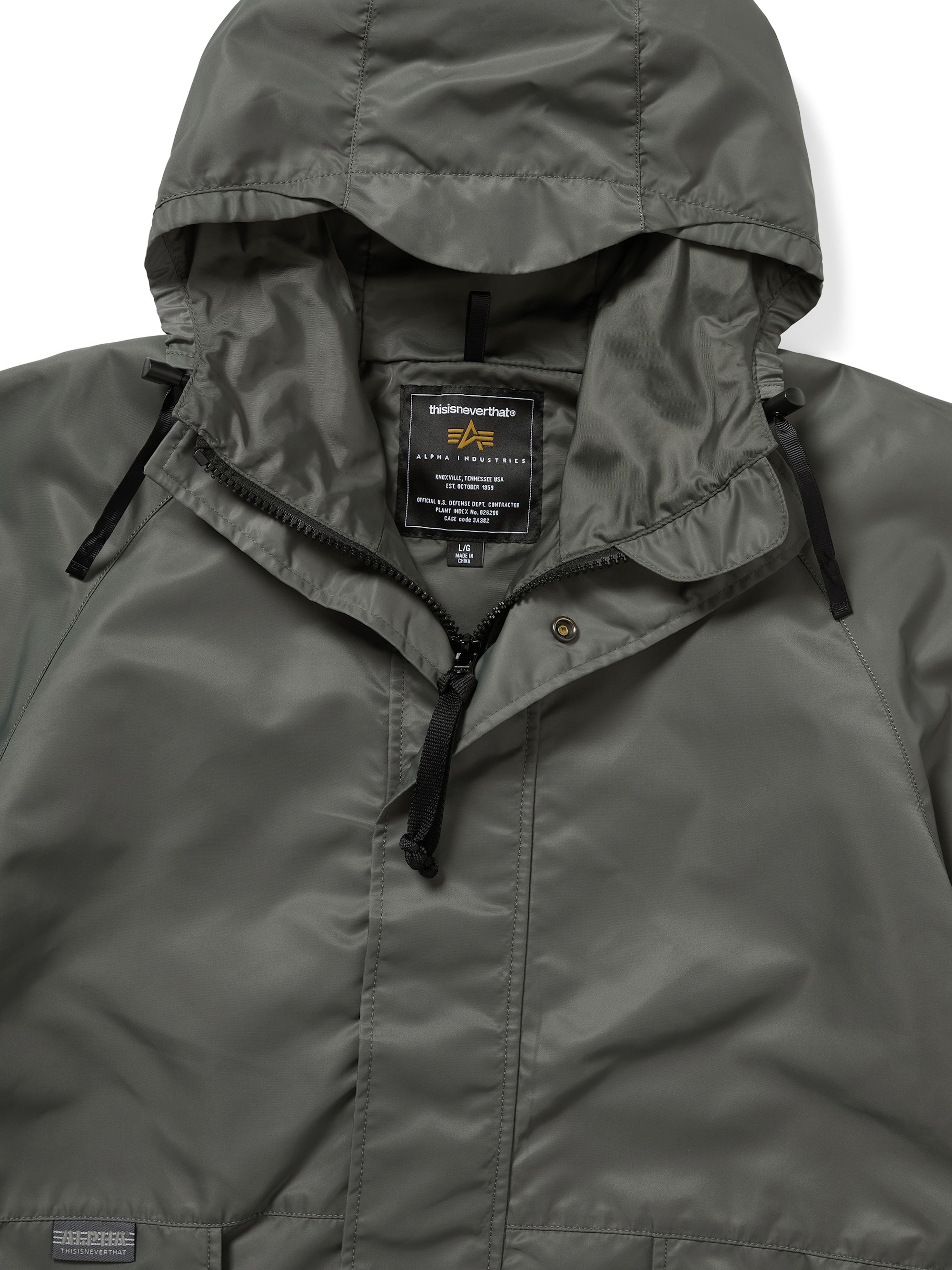 thisisneverthat - TNT ALPHA Cold Weather Parka (Field Grey) product image 2 | TRAB K-Fashion Australia