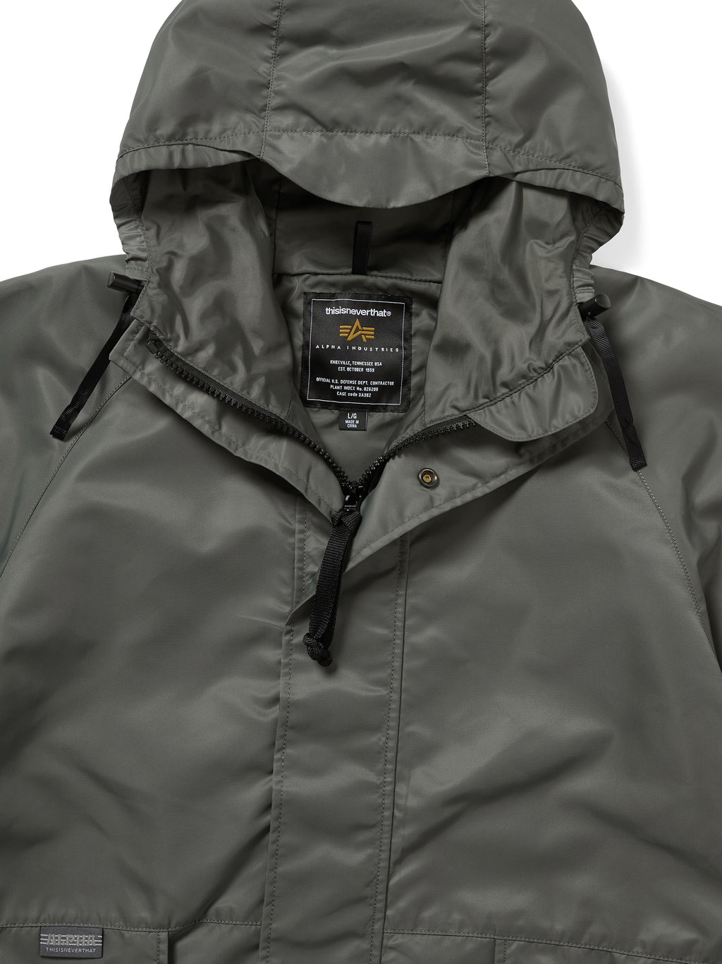 thisisneverthat - TNT ALPHA Cold Weather Parka (Field Grey) product image 2 | TRAB K-Fashion Australia