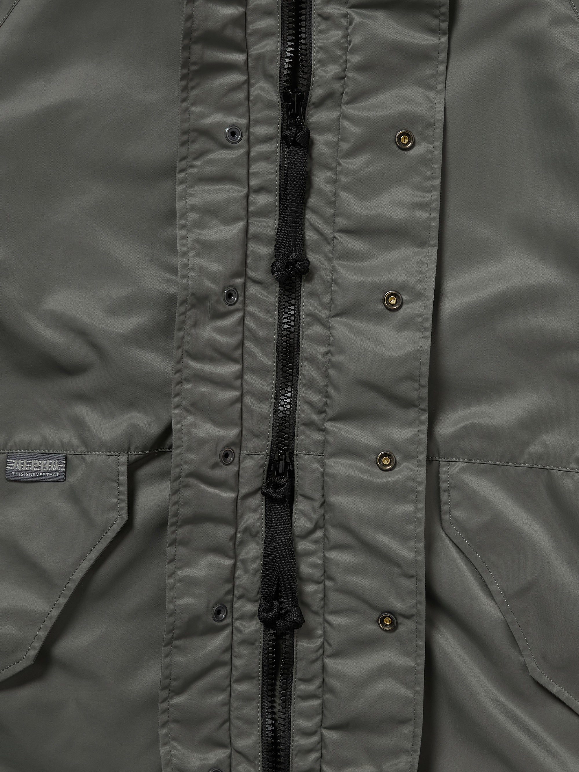 thisisneverthat - TNT ALPHA Cold Weather Parka (Field Grey) product image 3 | TRAB K-Fashion Australia
