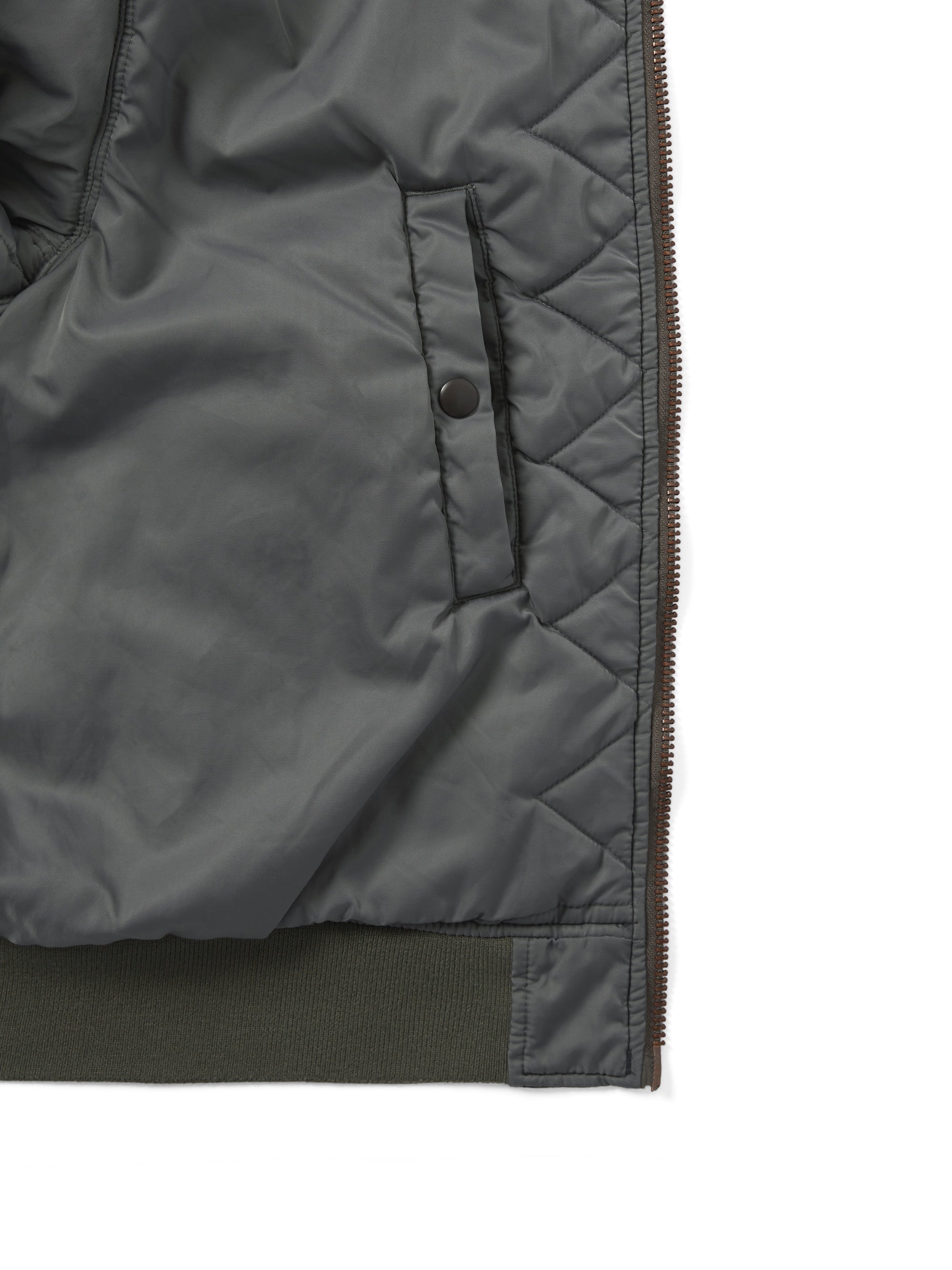 thisisneverthat - TNT ALPHA MA-1 Jacket (Gunmetal) product image 4 | TRAB K-Fashion Australia