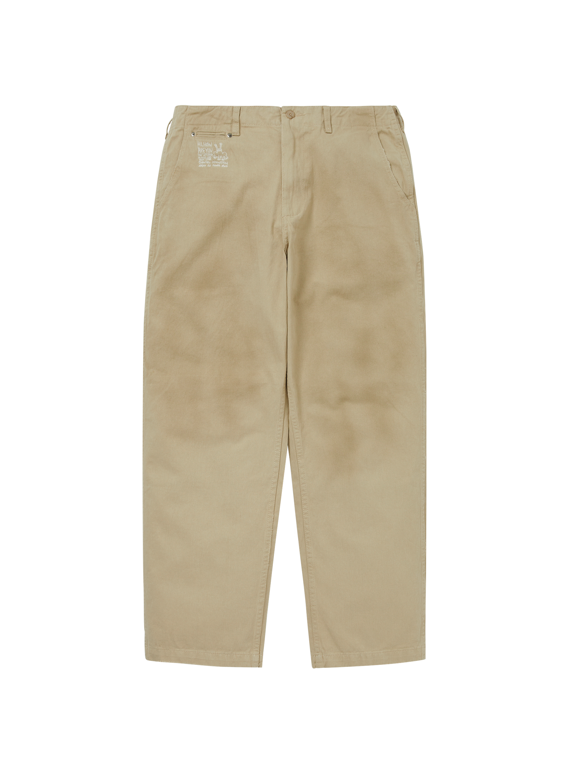 thisisneverthat - TNT Daniel Johnston Faded Twill Pant (Khaki) product image 1 | TRAB K-Fashion Australia