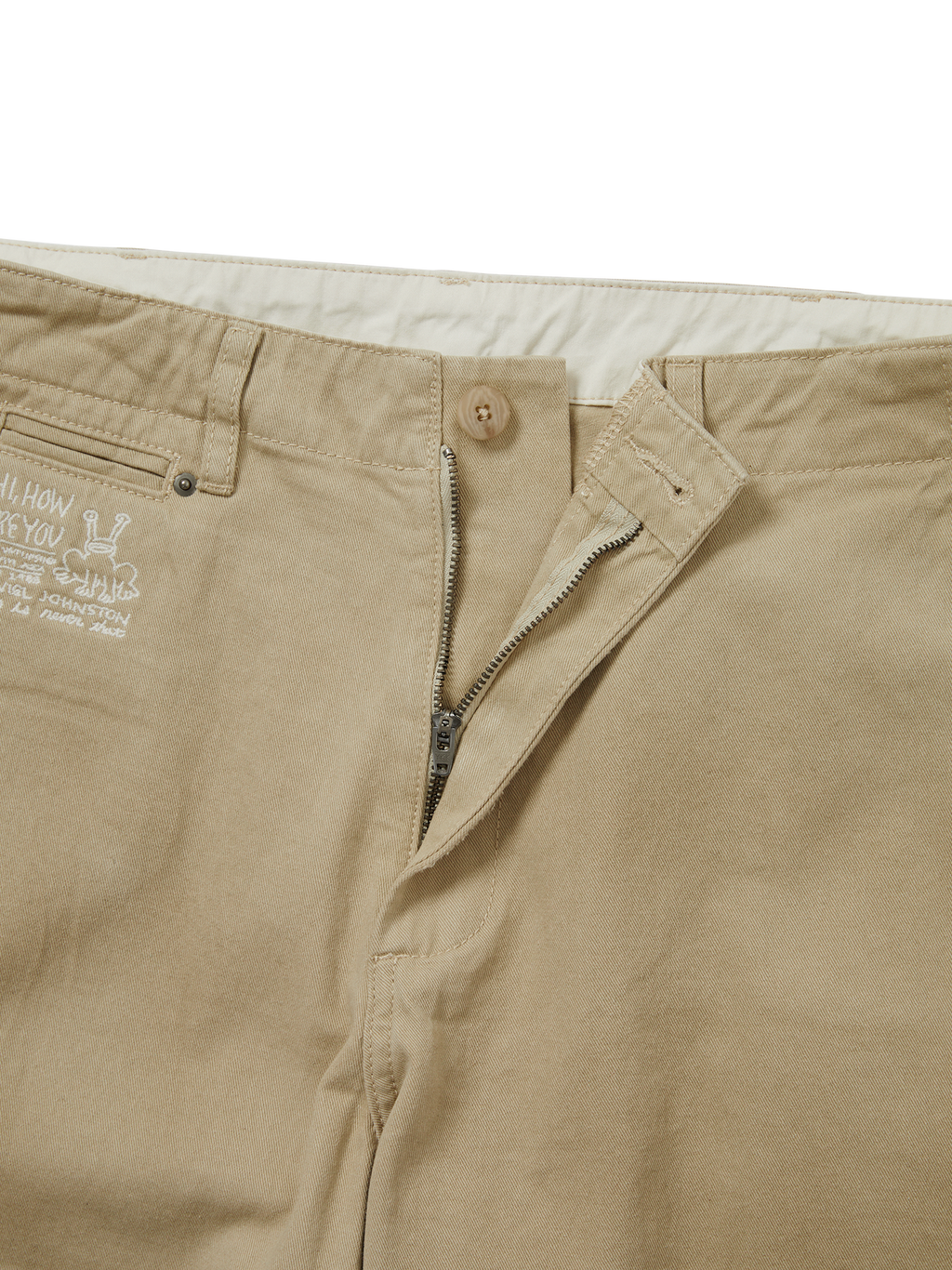 thisisneverthat - TNT Daniel Johnston Faded Twill Pant (Khaki) product image 2 | TRAB K-Fashion Australia