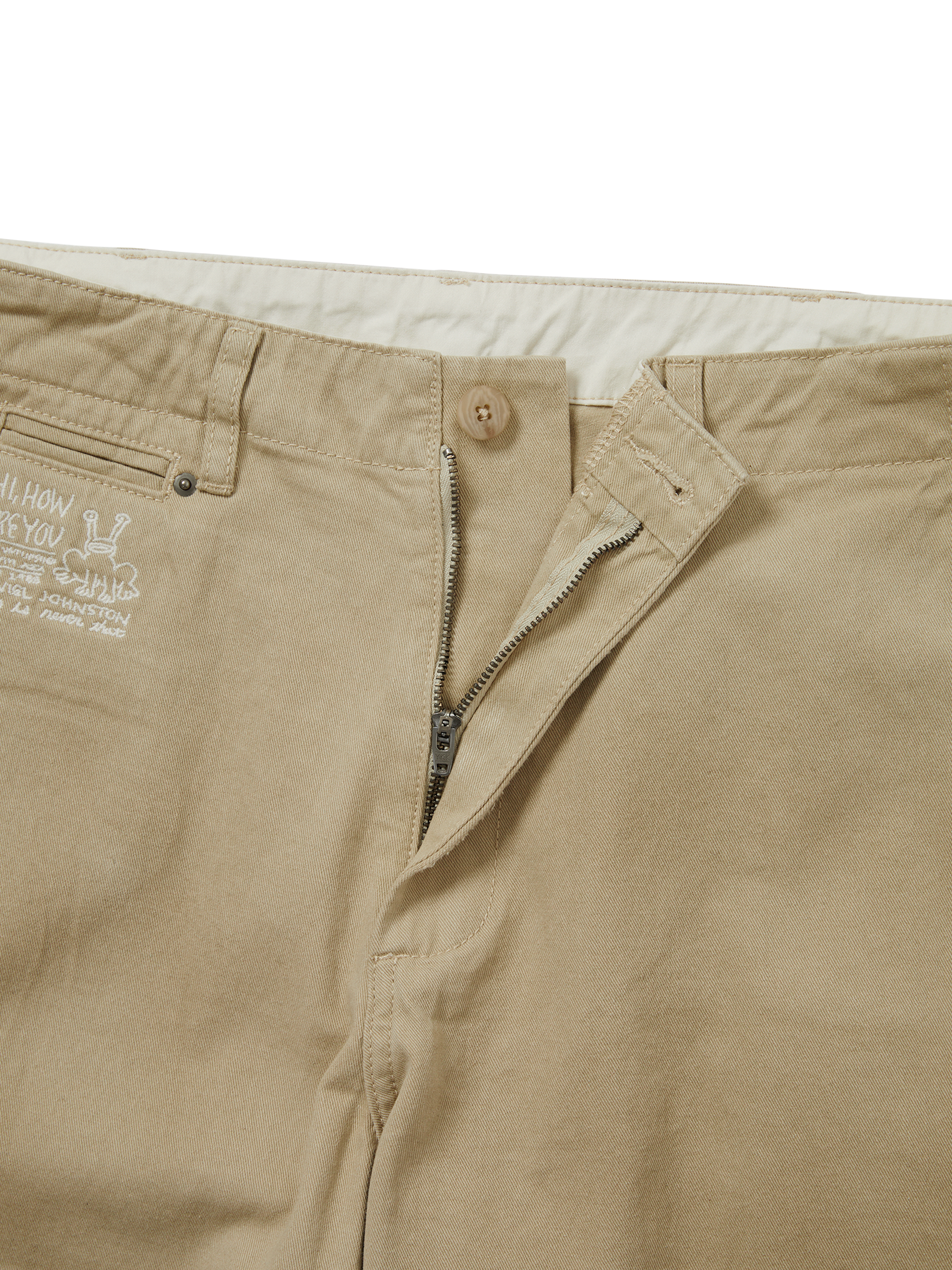 thisisneverthat - TNT Daniel Johnston Faded Twill Pant (Khaki) product image 2 | TRAB K-Fashion Australia