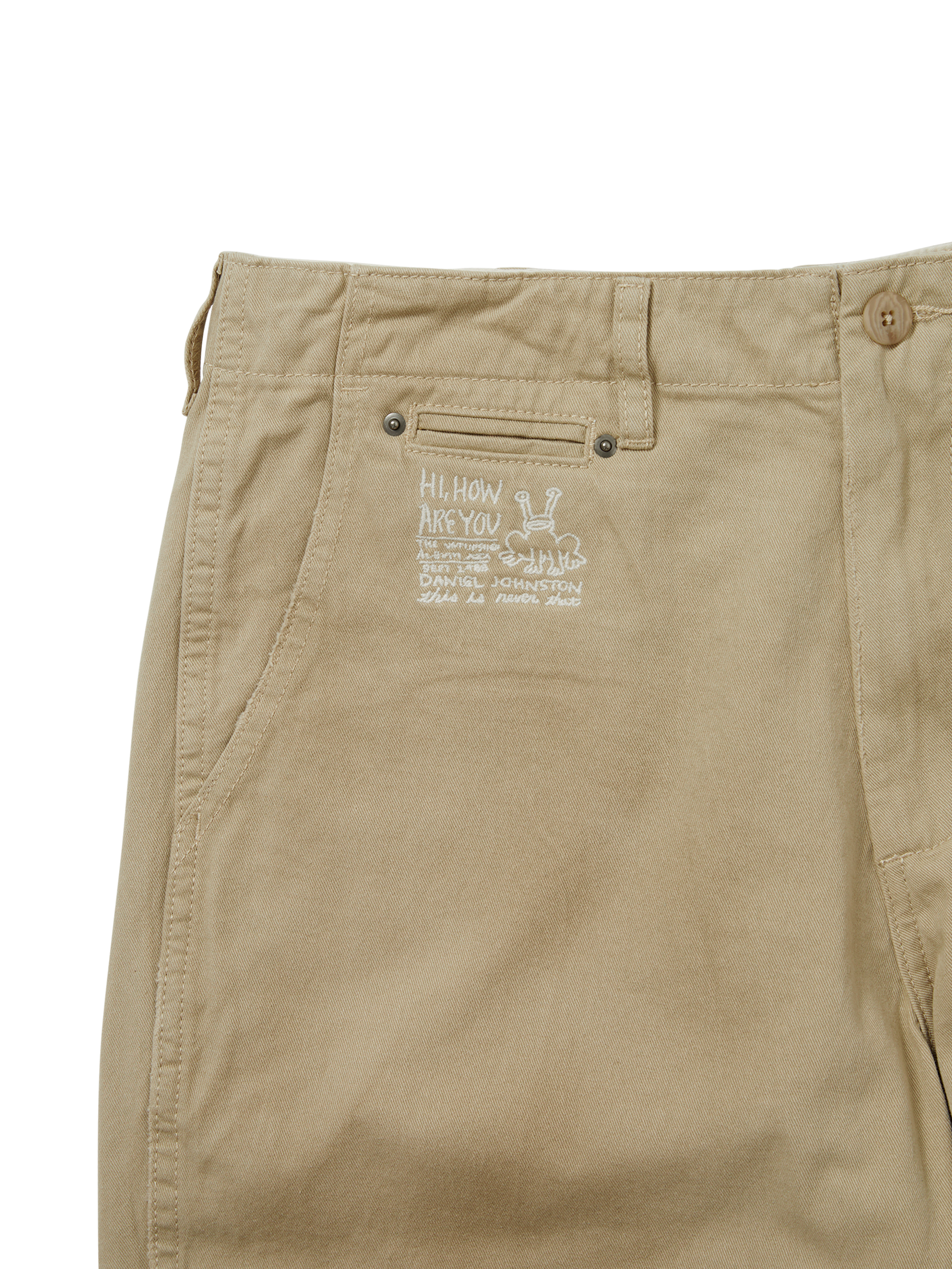 thisisneverthat - TNT Daniel Johnston Faded Twill Pant (Khaki) product image 3 | TRAB K-Fashion Australia