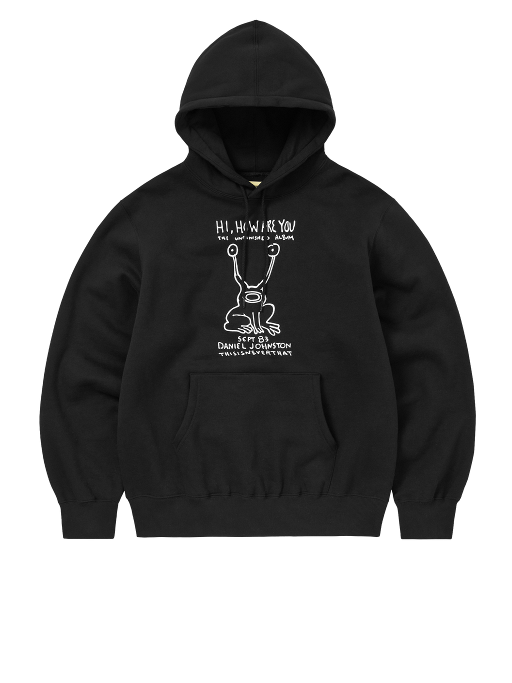 thisisneverthat - TNT Daniel Johnston Frog Hoodie Heather Grey (Black) product image 1 | TRAB K-Fashion Australia