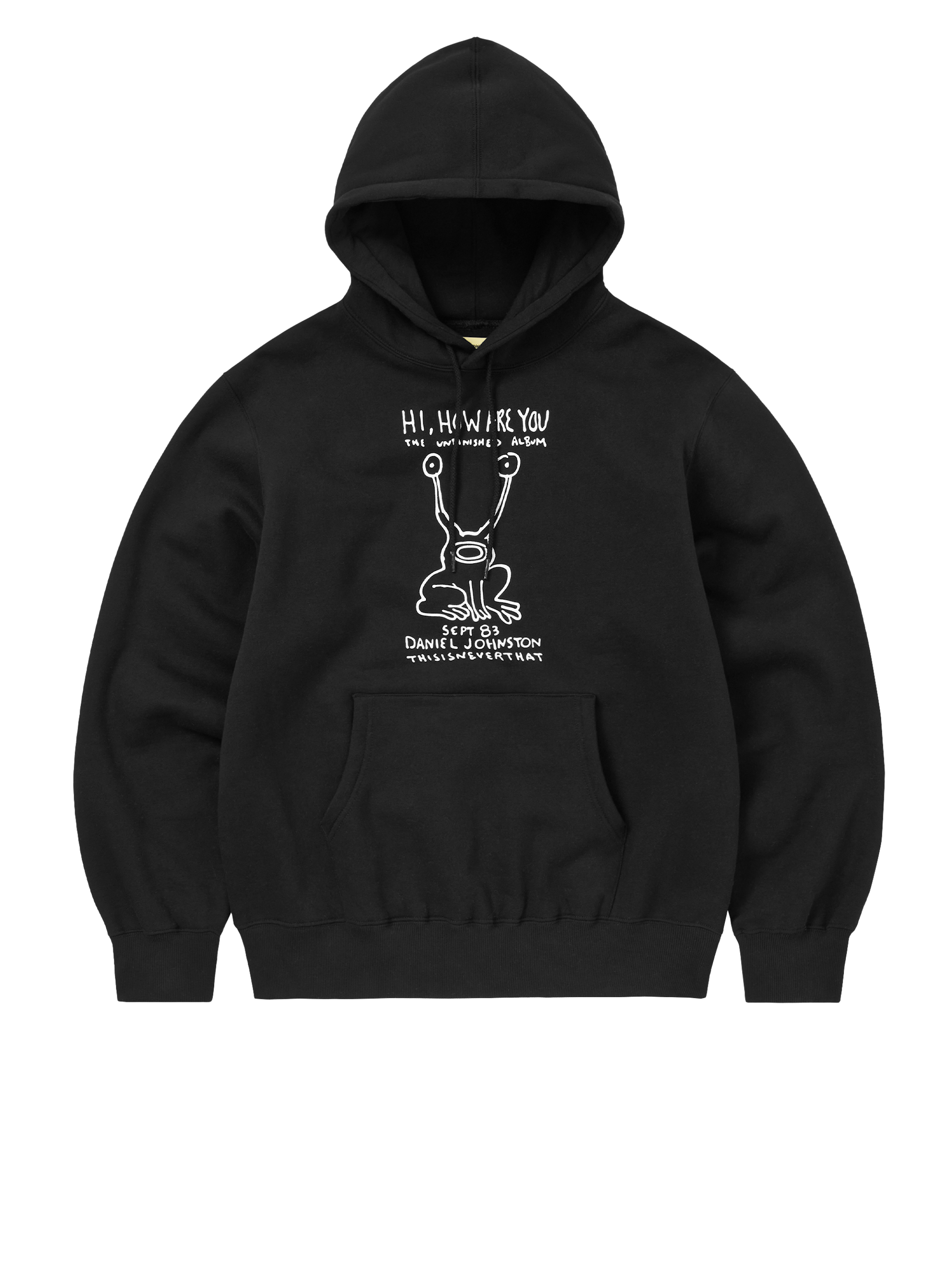 thisisneverthat - TNT Daniel Johnston Frog Hoodie Heather Grey (Black) product image 1 | TRAB K-Fashion Australia