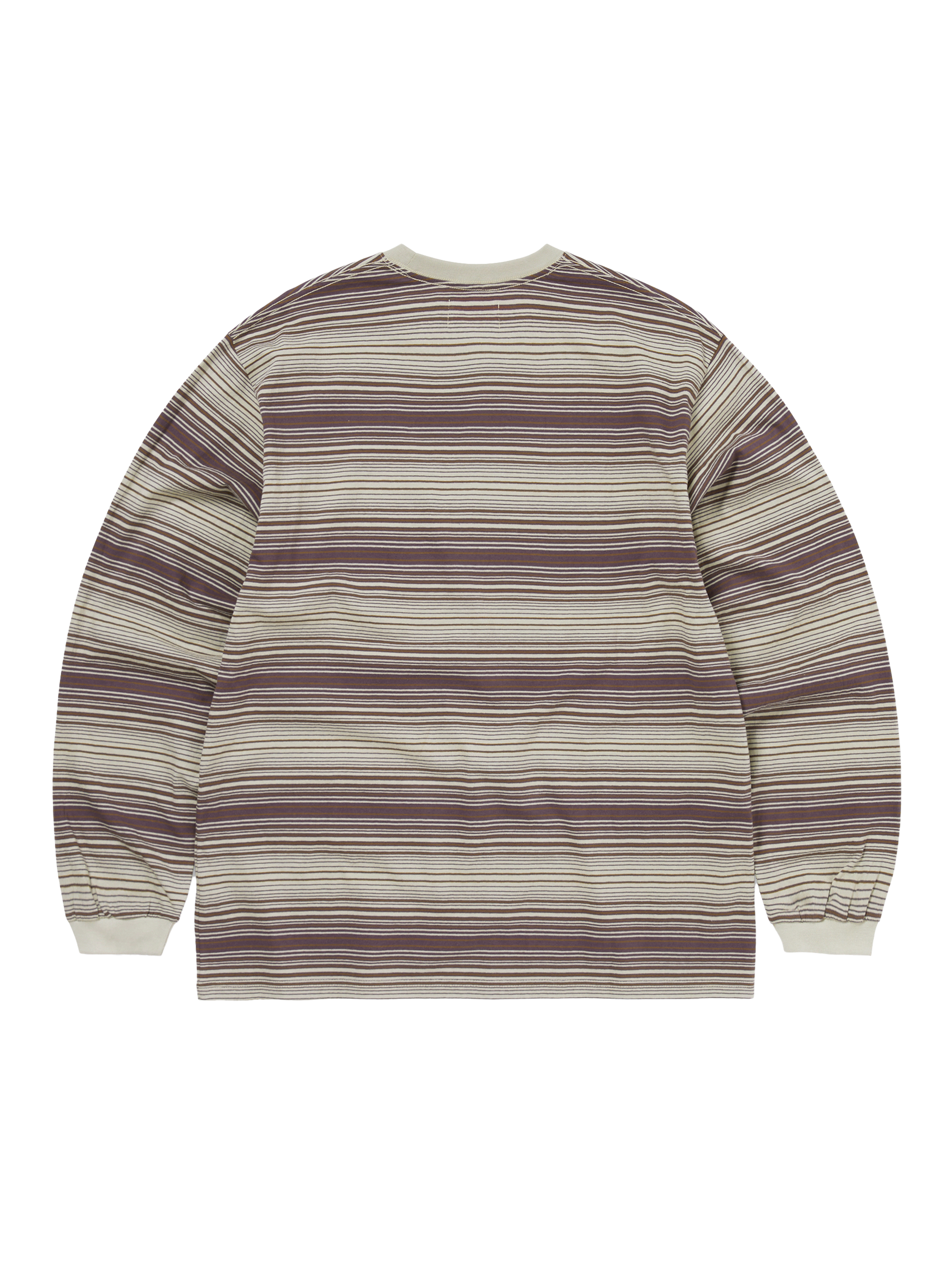 thisisneverthat - TNT Daniel Johnston Frog Striped L/S Tee Khaki (Lightblue) product image 3 | TRAB K-Fashion Australia