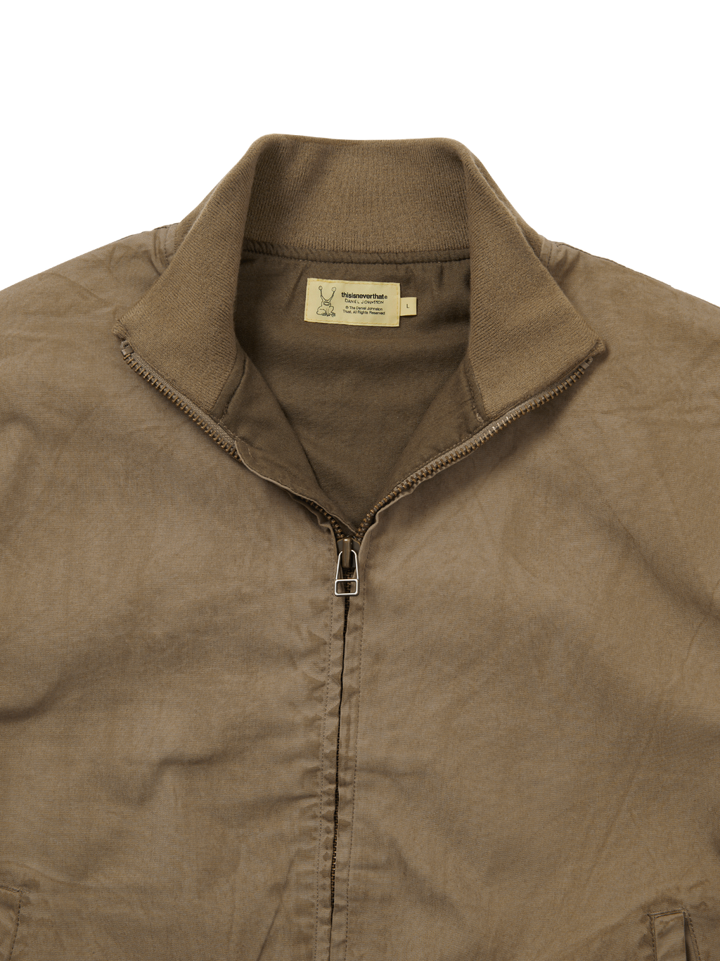 thisisneverthat - TNT Daniel Johnston Washed Tanker Jacket (Khaki) product image 2 | TRAB K-Fashion Australia