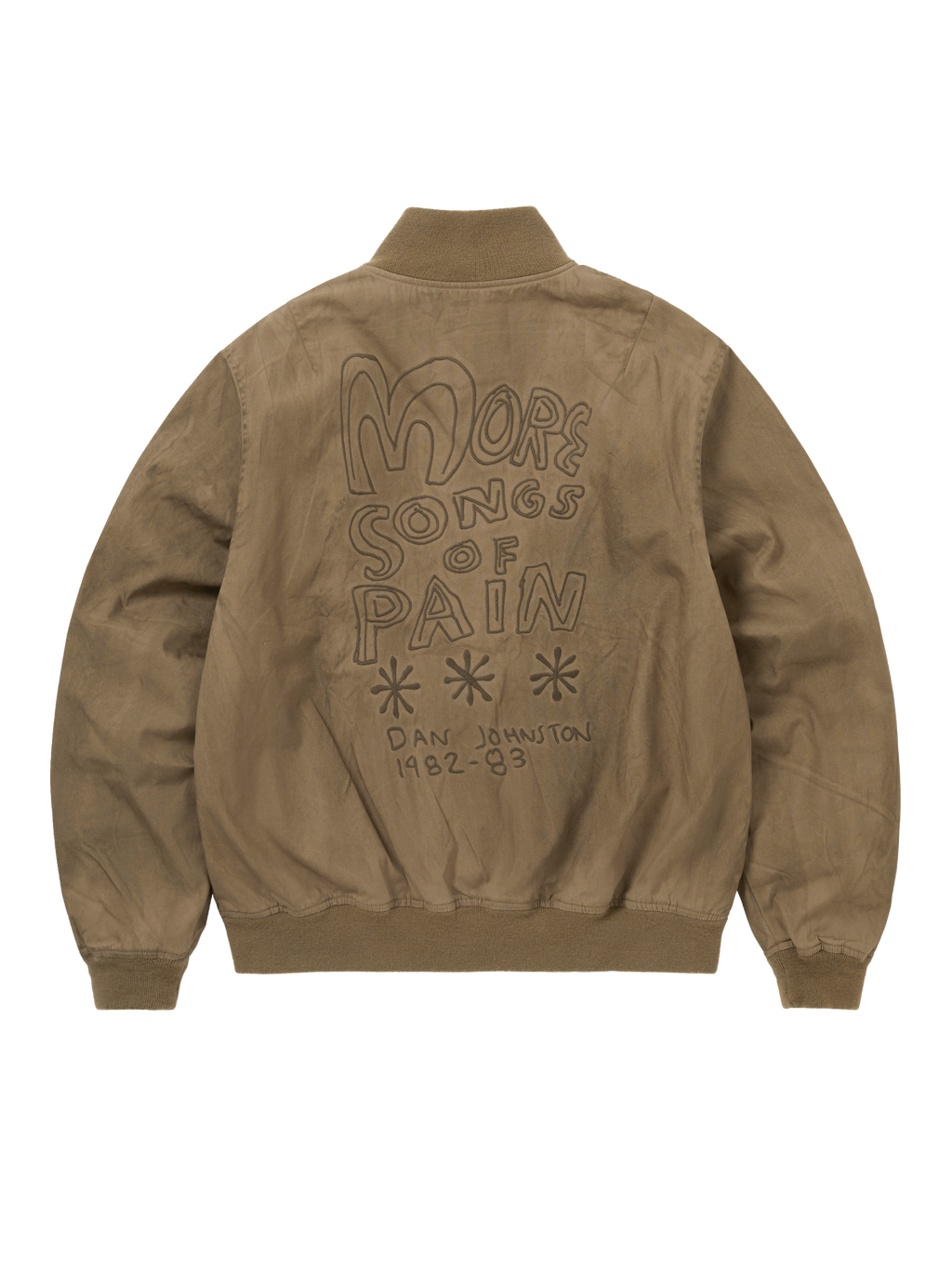 thisisneverthat - TNT Daniel Johnston Washed Tanker Jacket (Khaki) product image 4 | TRAB K-Fashion Australia