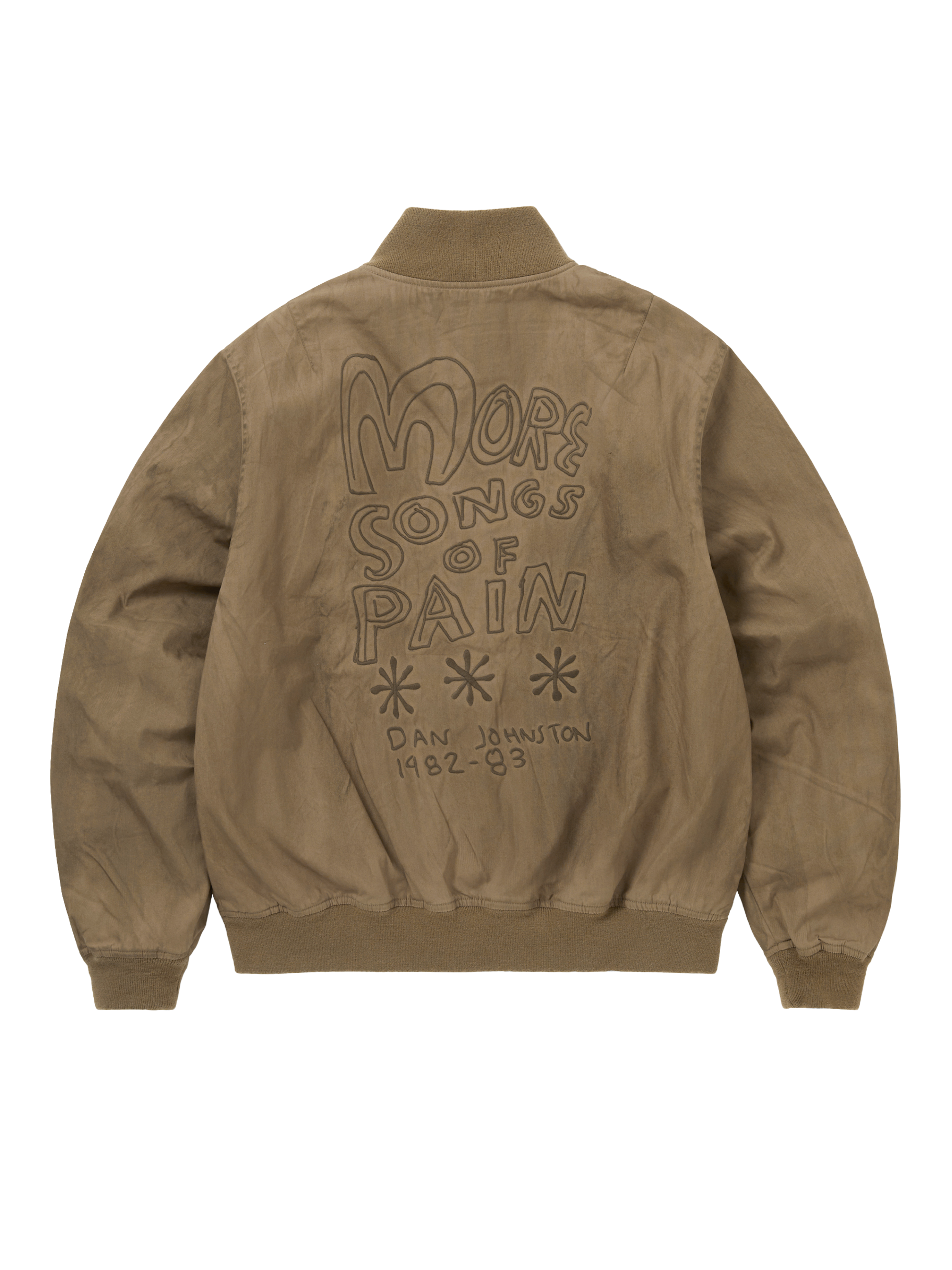 thisisneverthat - TNT Daniel Johnston Washed Tanker Jacket (Khaki) product image 4 | TRAB K-Fashion Australia