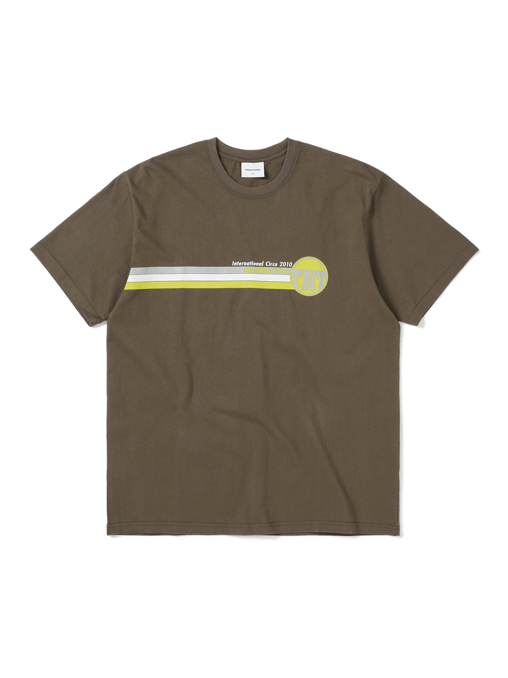 thisisneverthat - TNT Track Lines Tee (Brown) product image 1 | TRAB K-Fashion Australia