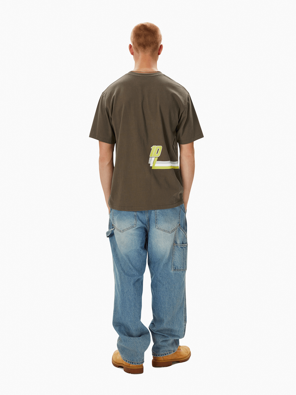 thisisneverthat - TNT Track Lines Tee (Brown) product image 6 | TRAB K-Fashion Australia