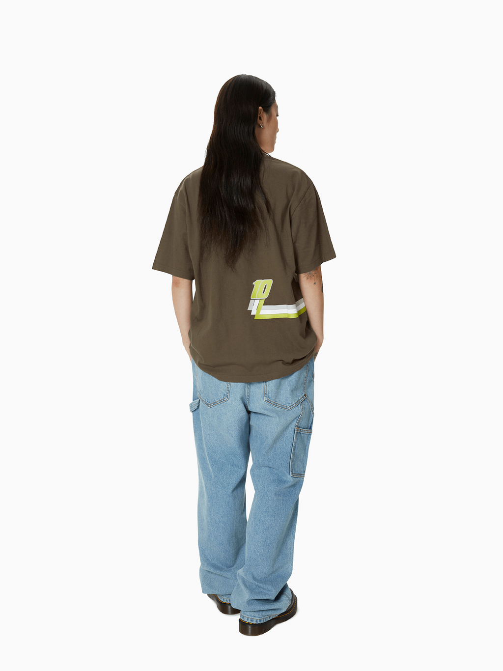 thisisneverthat - TNT Track Lines Tee (Brown) product image 8 | TRAB K-Fashion Australia