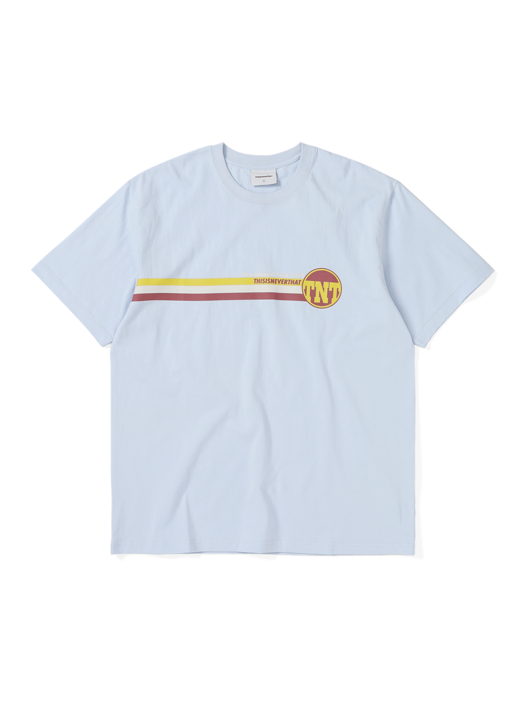 thisisneverthat - TNT Track Lines Tee (Ice) product image 1 | TRAB K-Fashion Australia