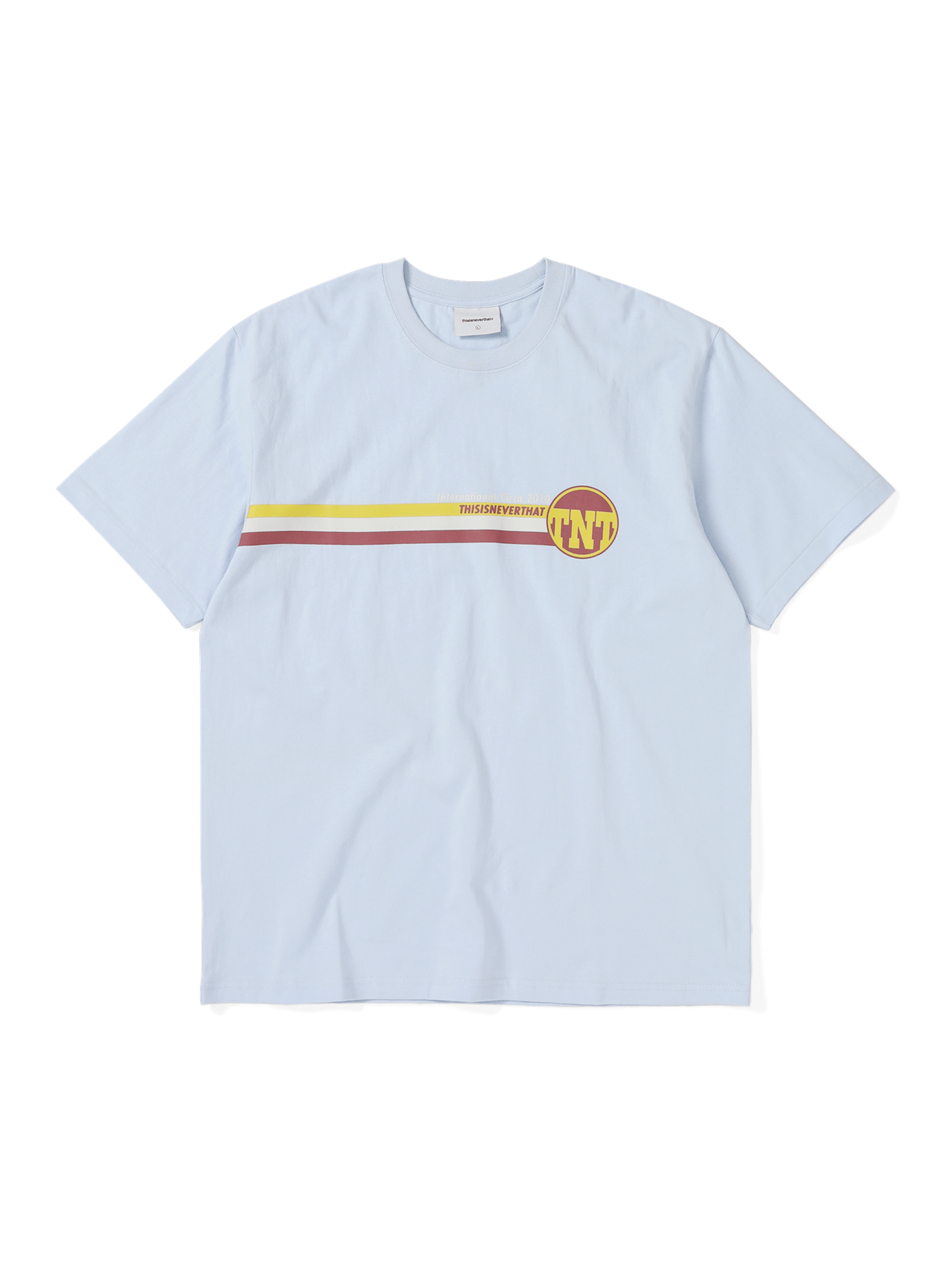 thisisneverthat - TNT Track Lines Tee (Ice) product image 1 | TRAB K-Fashion Australia