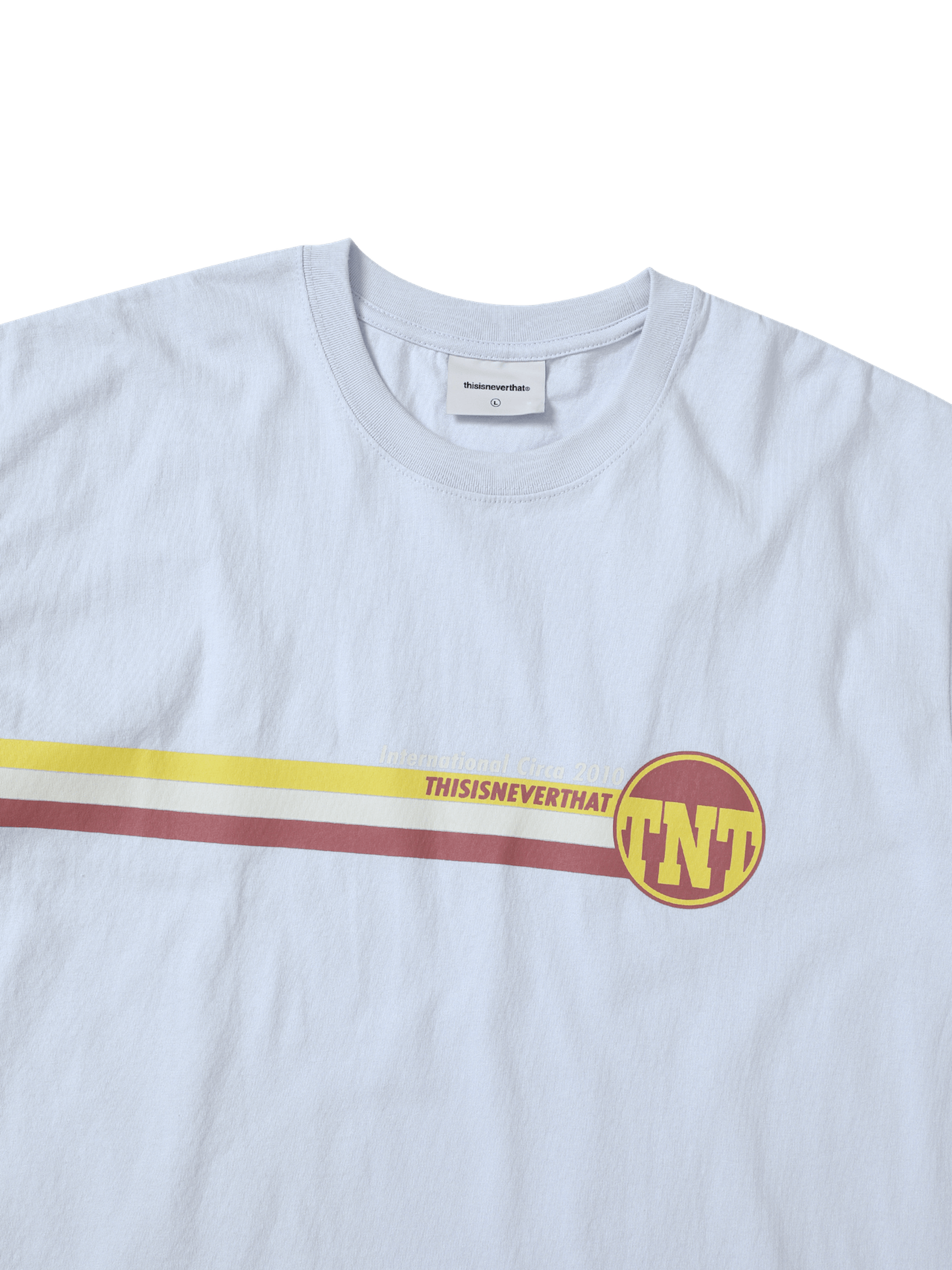 thisisneverthat - TNT Track Lines Tee (Ice) product image 2 | TRAB K-Fashion Australia