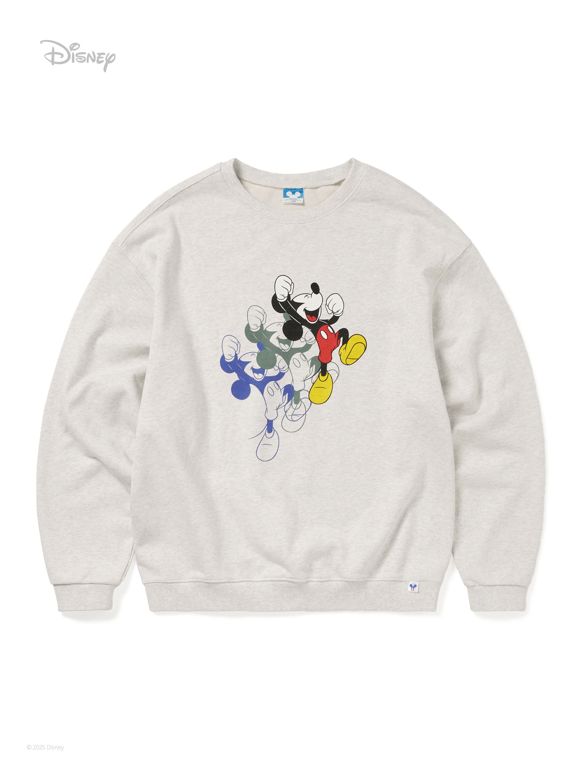 thisisneverthat - TNT_Mickey_Bounce Crewneck Light Heather (Grey) product image 1 | TRAB K-Fashion Australia
