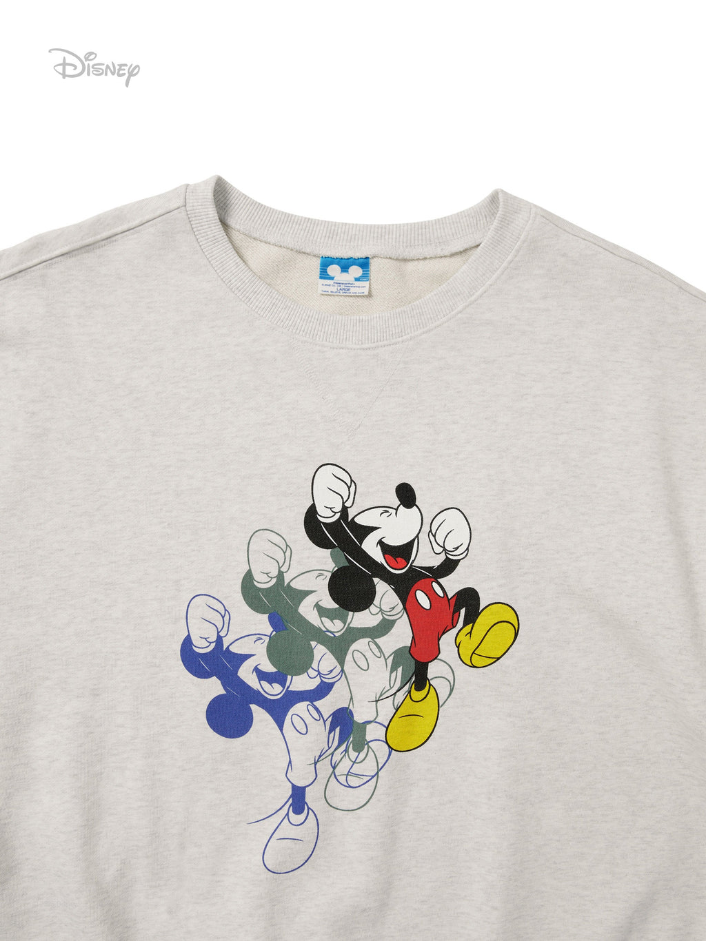 thisisneverthat - TNT_Mickey_Bounce Crewneck (Light Heather Grey) product image 2 | TRAB K-Fashion Australia