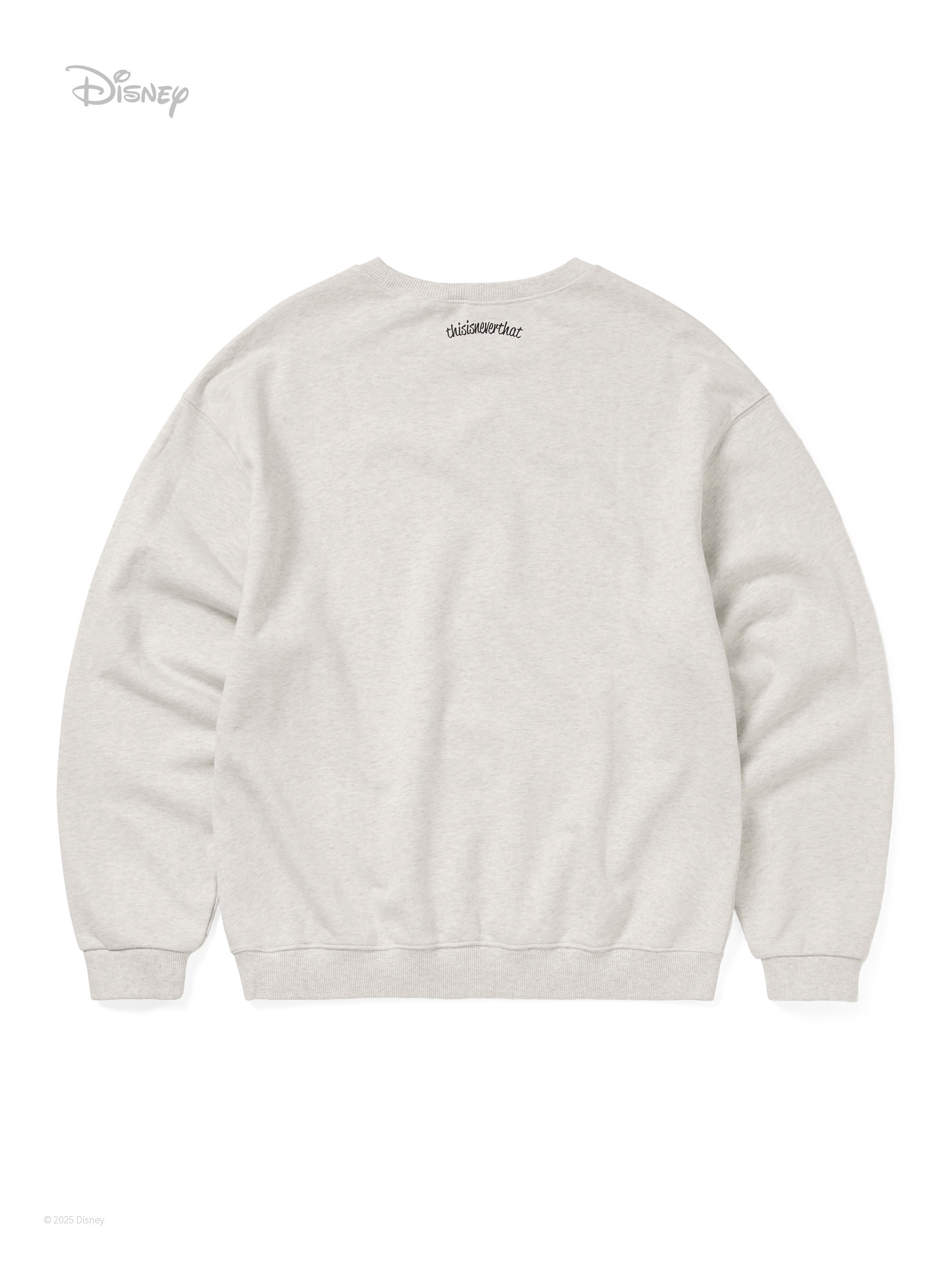 thisisneverthat - TNT_Mickey_Bounce Crewneck Light Heather (Grey) product image 3 | TRAB K-Fashion Australia