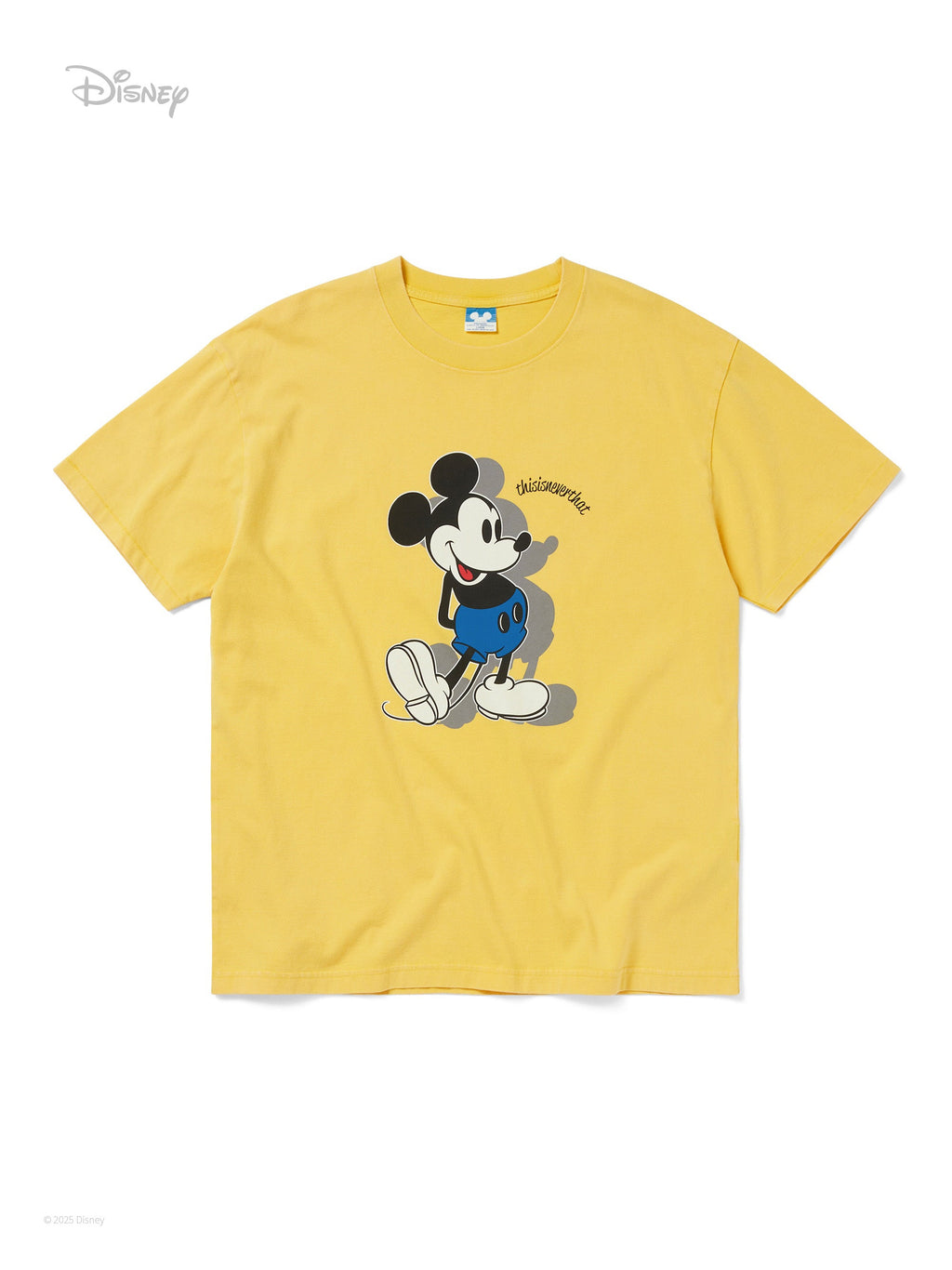 thisisneverthat - TNT_Mickey_Classic Tee (Yellow) product image 1 | TRAB K-Fashion Australia