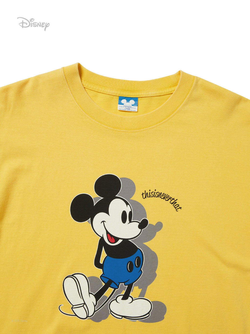 thisisneverthat - TNT_Mickey_Classic Tee (Yellow) product image 2 | TRAB K-Fashion Australia