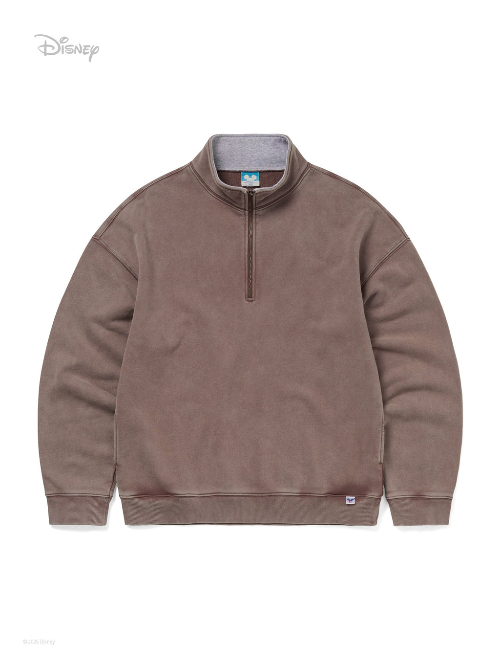 thisisneverthat - TNT_Mickey_Frame Half Zip Sweatshirt (Brown) product image 1 | TRAB K-Fashion Australia