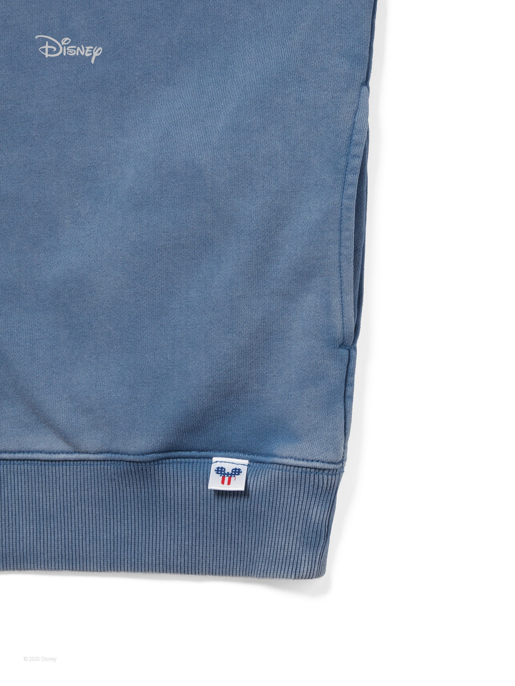thisisneverthat - TNT_Mickey_Frame Half Zip Sweatshirt (Dusty Blue) product image 3 | TRAB K-Fashion Australia