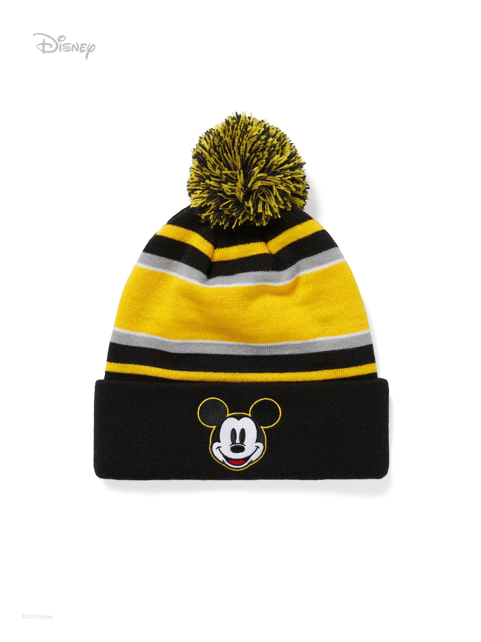 thisisneverthat - TNT_Mickey_Pom Beanie Black/Yellow (Yellow) product image 1 | TRAB K-Fashion Australia