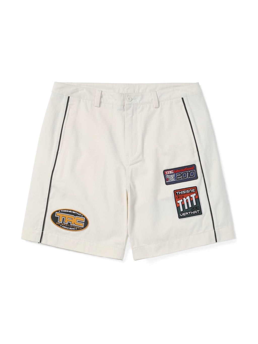 thisisneverthat - TRC Racing Short Off (White) product image 1 | TRAB K-Fashion Australia