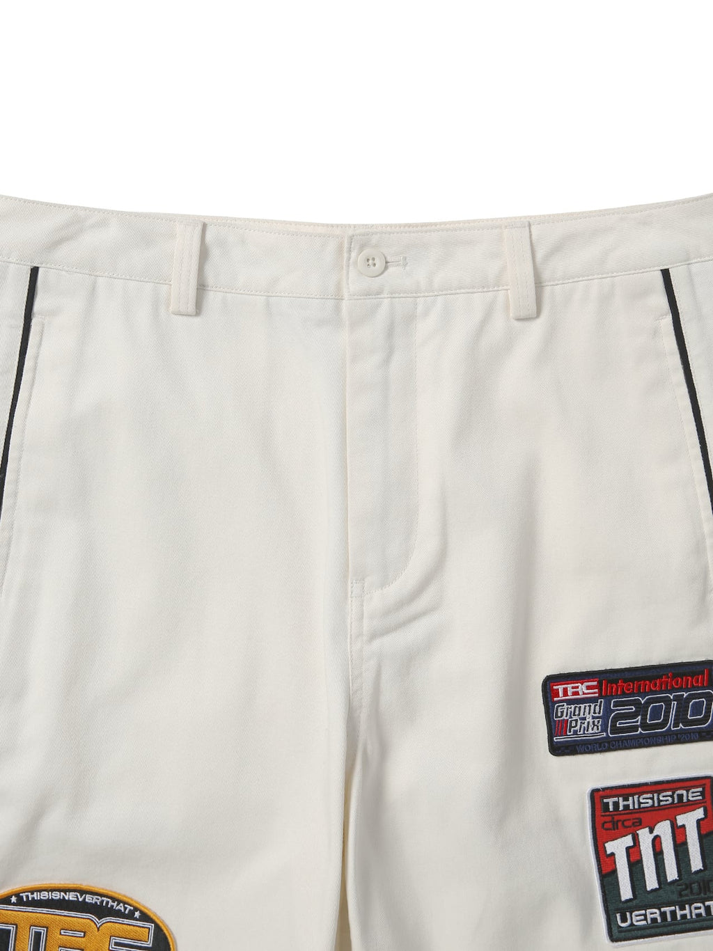 thisisneverthat - TRC Racing Short Off (White) product image 2 | TRAB K-Fashion Australia