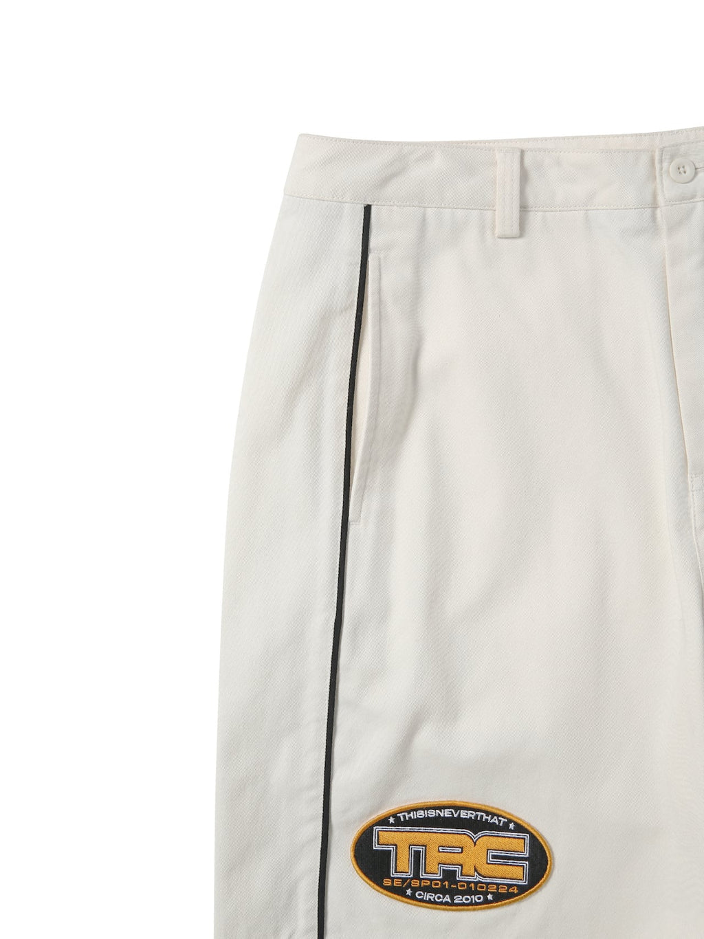thisisneverthat - TRC Racing Short Off (White) product image 3 | TRAB K-Fashion Australia
