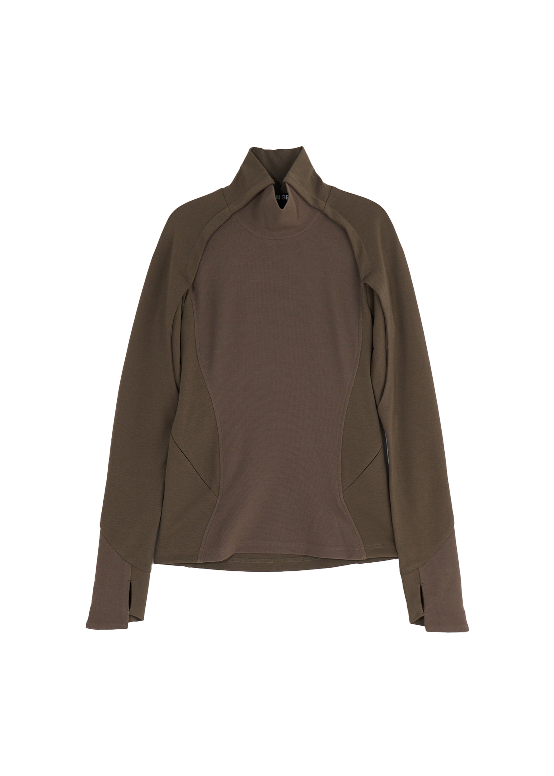 Hyein Seo - Mock Neck Top (Khaki) product image 3 | TRAB K-Fashion Australia