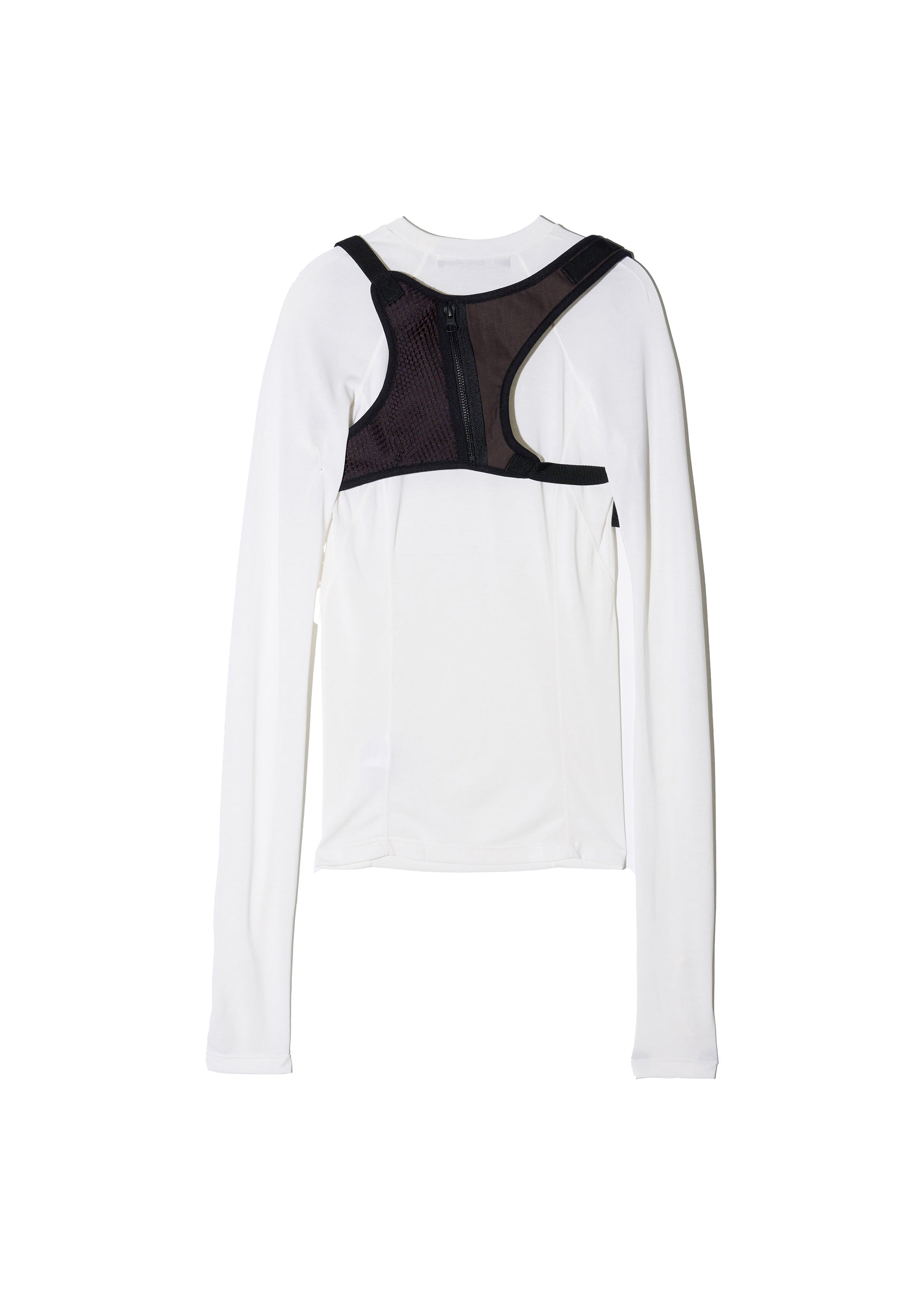Hyein Seo - Fitted Top w/ Backstrap (White) product image 6 | TRAB K-Fashion Australia
