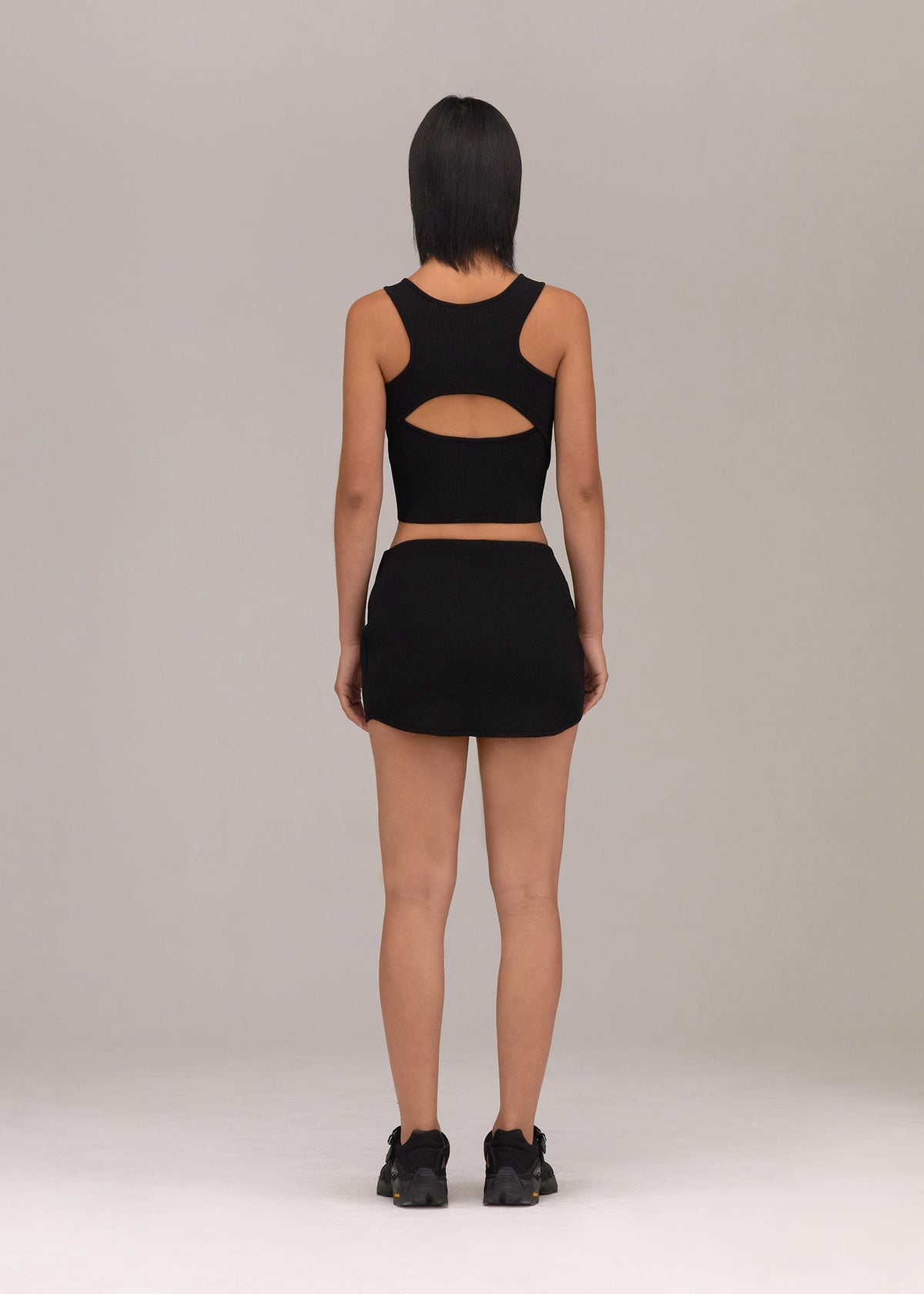 Hyein Seo - Knit Top and Mini Skirt Set (Black) product image 3 | TRAB K-Fashion Australia