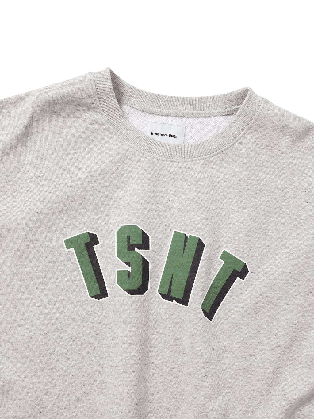 thisisneverthat - TSNT Crewneck Heather (Grey) product image 2 | TRAB K-Fashion Australia