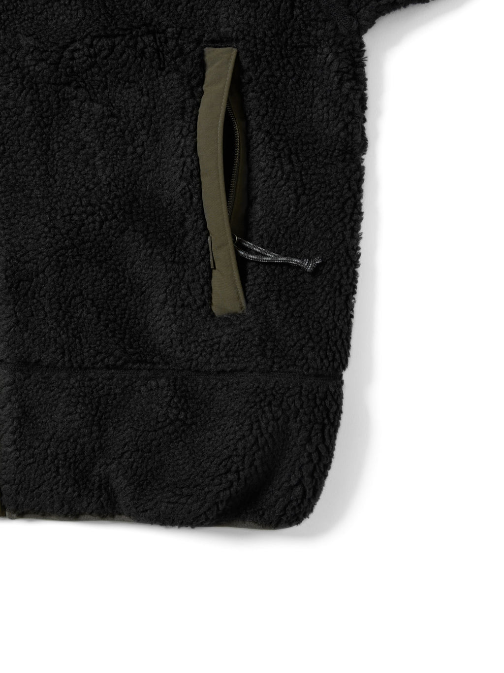 thisisneverthat - T Sherpa Fleece Jacket (Black) product image 3 | TRAB K-Fashion Australia