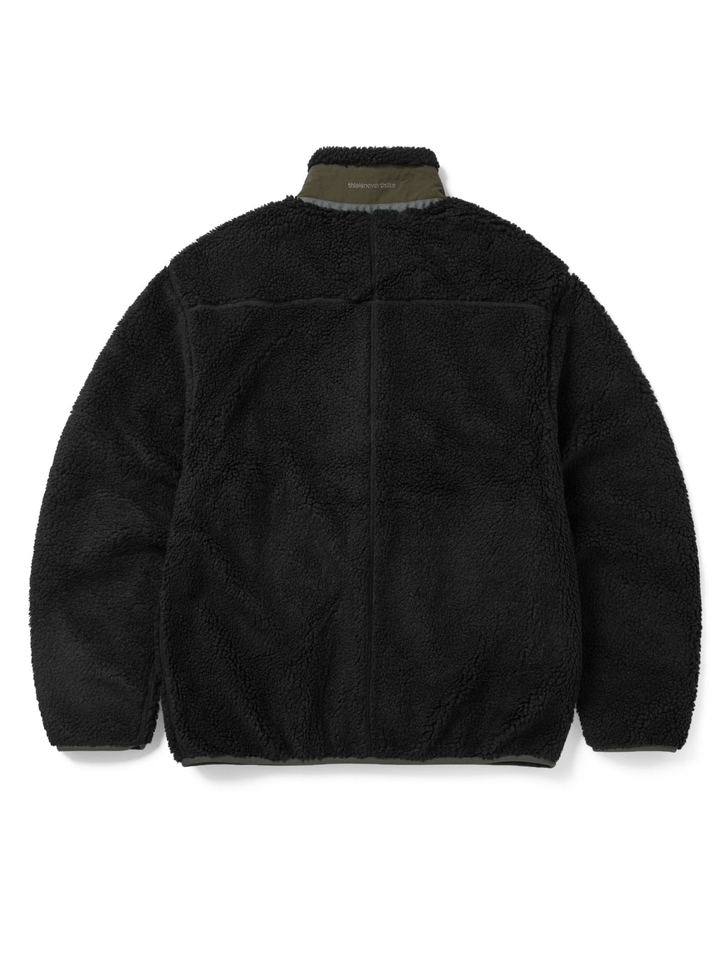 thisisneverthat - T Sherpa Fleece Jacket (Black) product image 6 | TRAB K-Fashion Australia