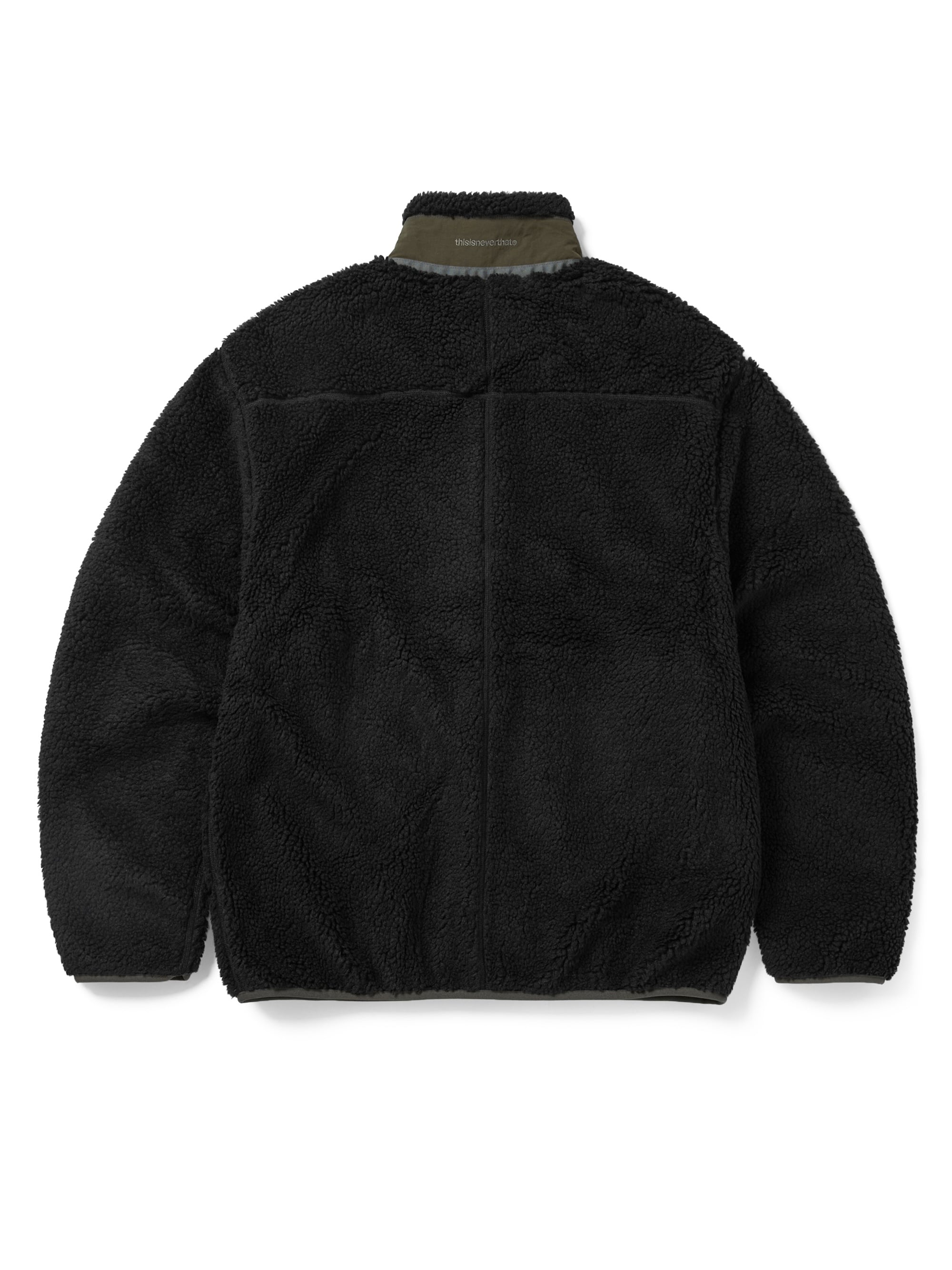 thisisneverthat - T Sherpa Fleece Jacket (Black) product image 6 | TRAB K-Fashion Australia